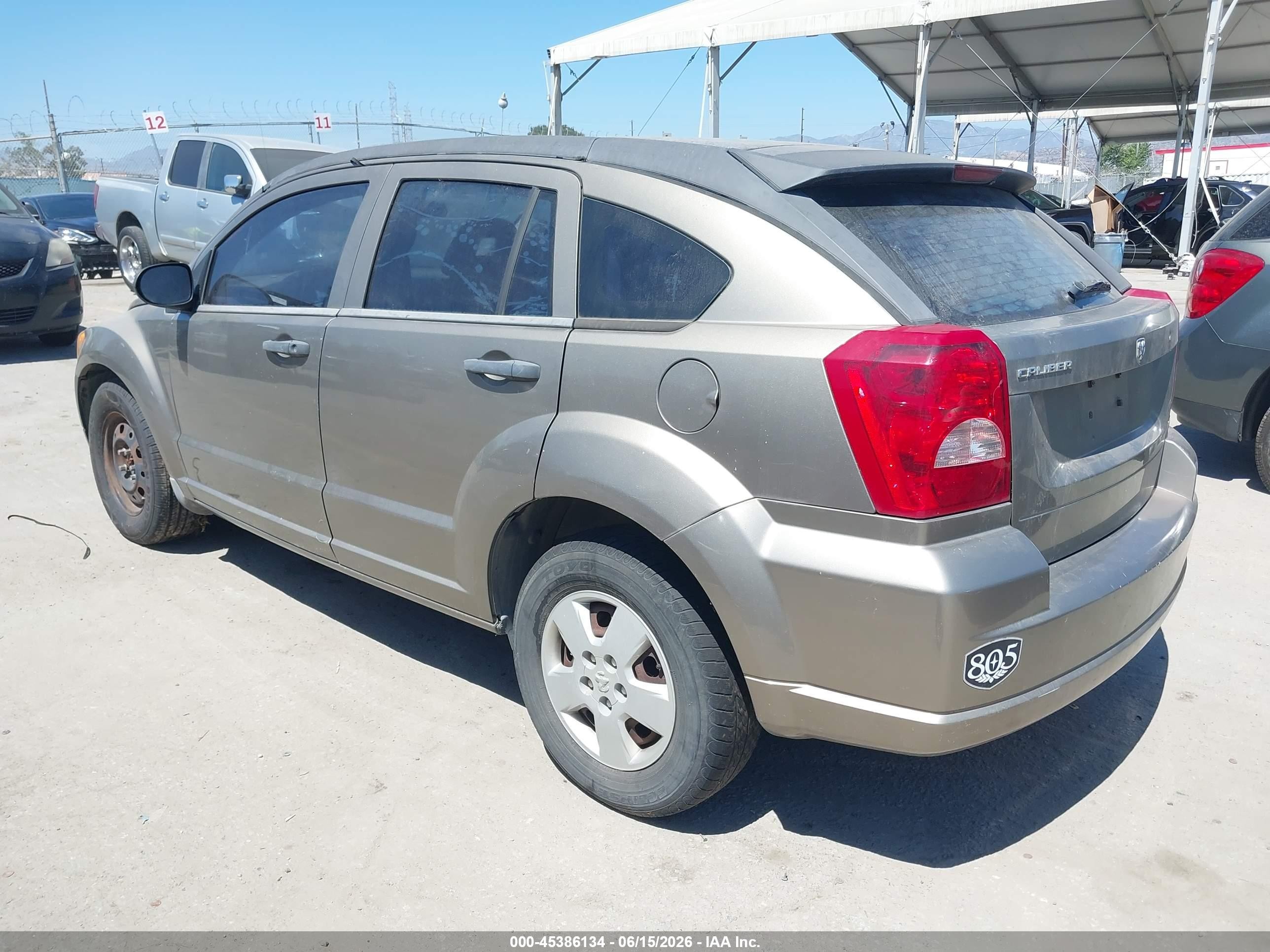 2008 Dodge Caliber Se Brown vin: 1B3HB28C08D616956