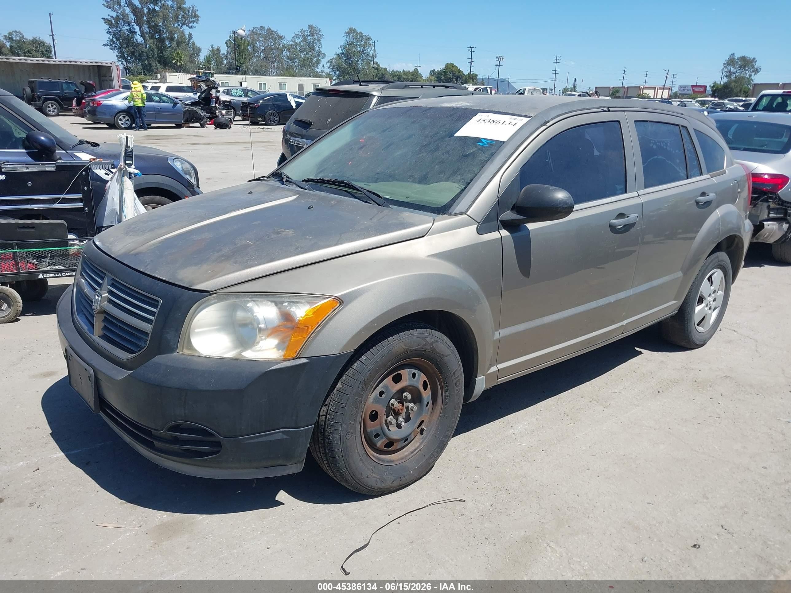 2008 Dodge Caliber Se Brown vin: 1B3HB28C08D616956