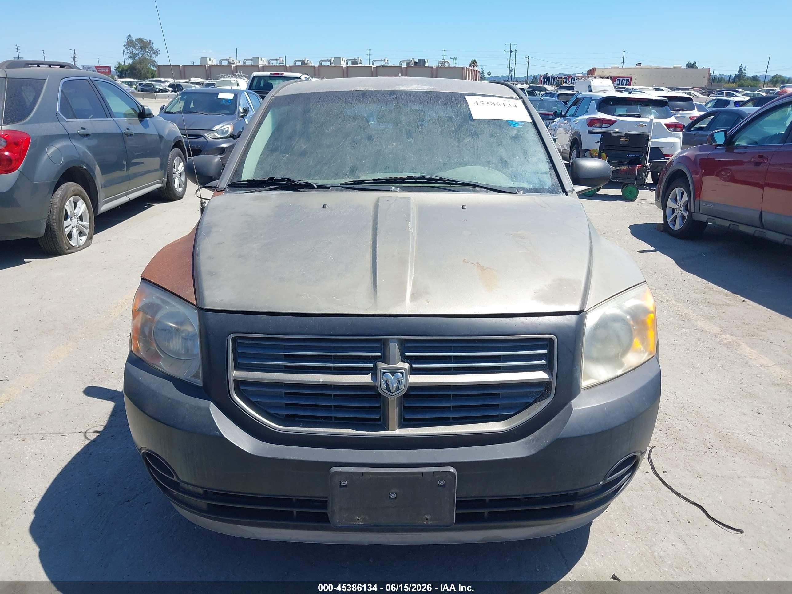 2008 Dodge Caliber Se Brown vin: 1B3HB28C08D616956