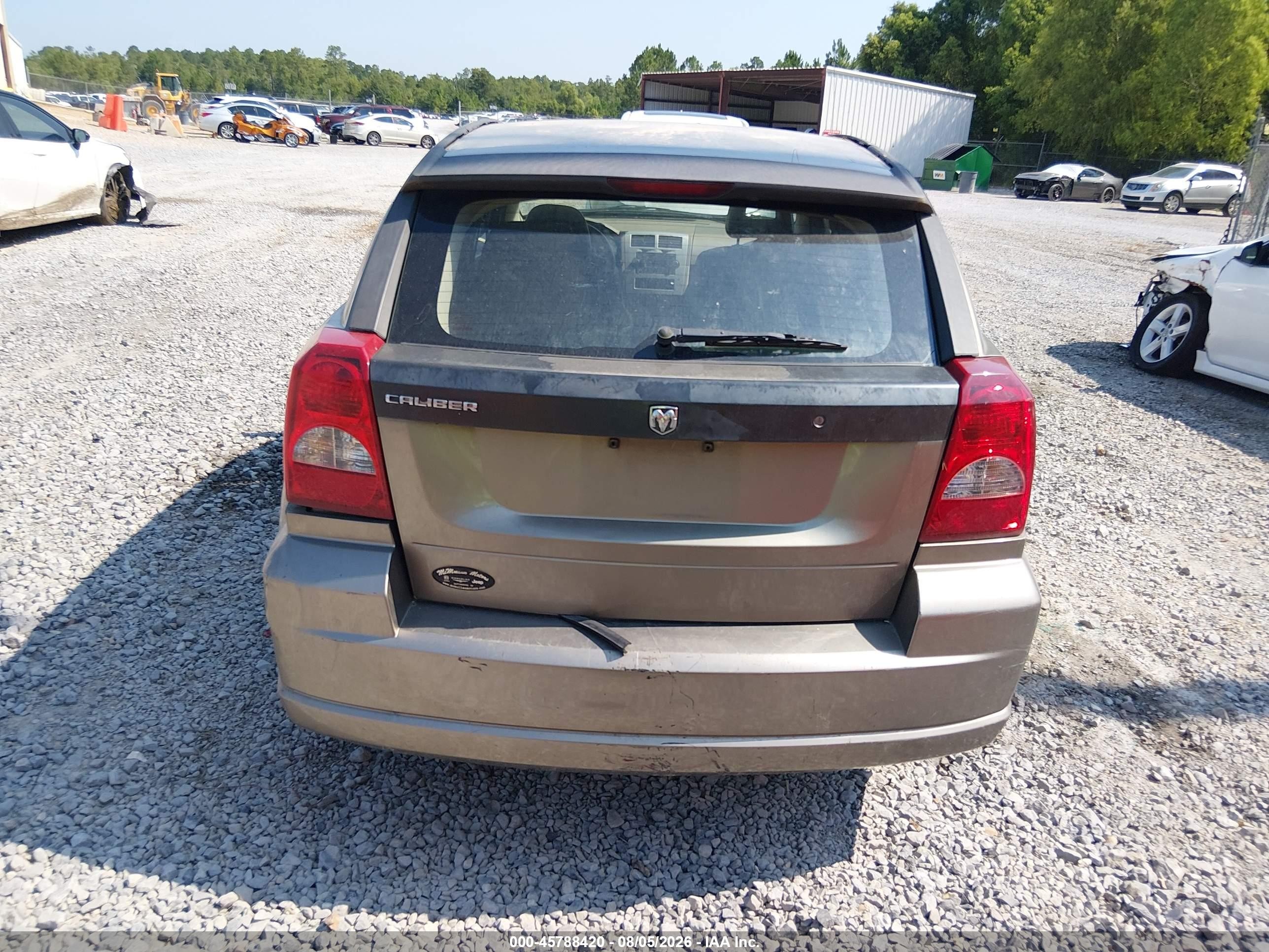 2007 Dodge Caliber   Brown vin: 1B3HB28C17D288011