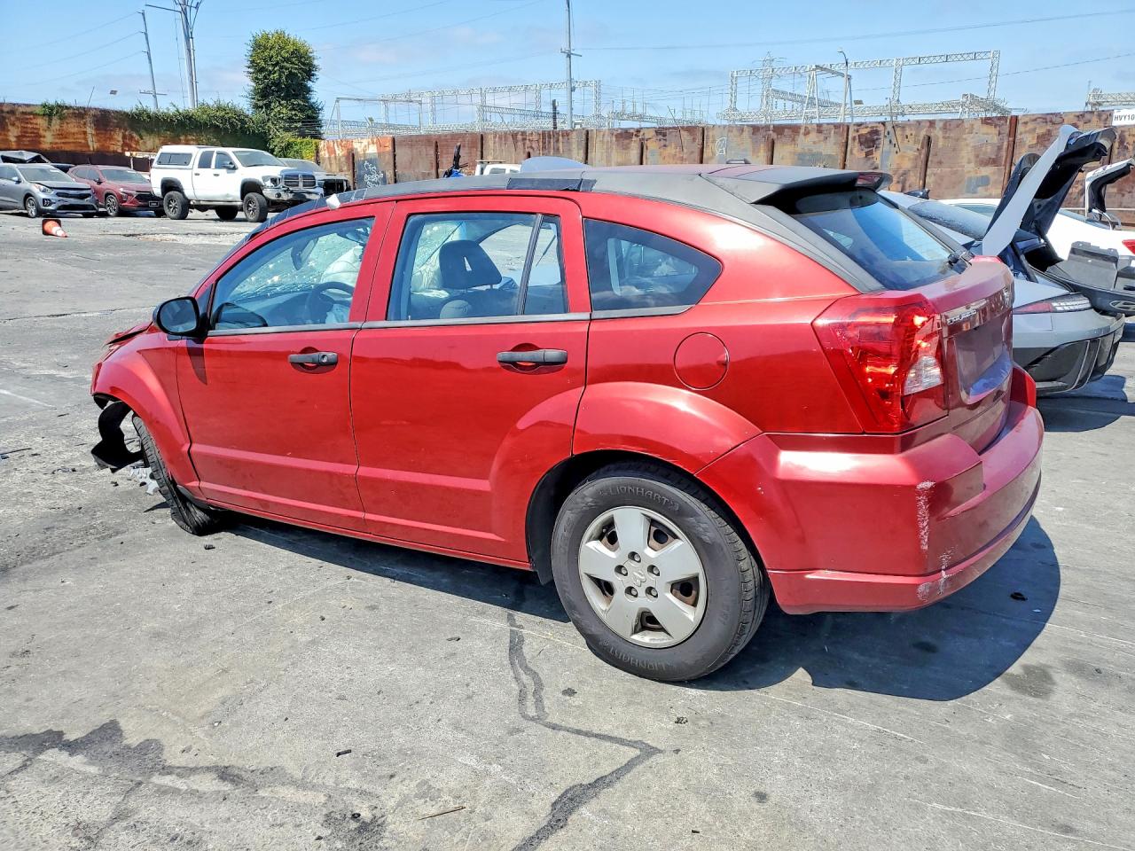 2008 Dodge Caliber Sw 2wd Red vin: 1B3HB28C68D502251