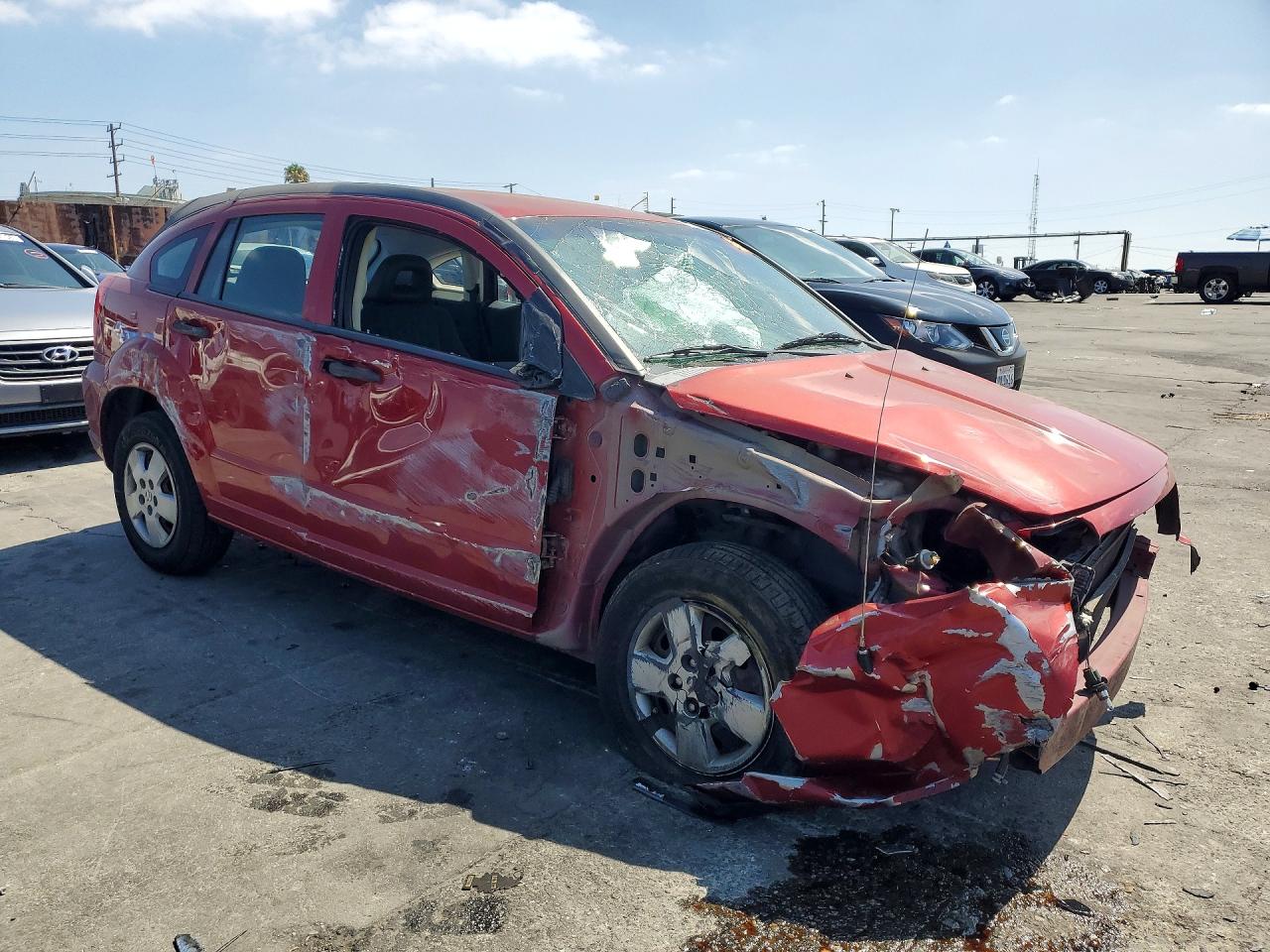 2008 Dodge Caliber Sw 2wd Red vin: 1B3HB28C68D502251