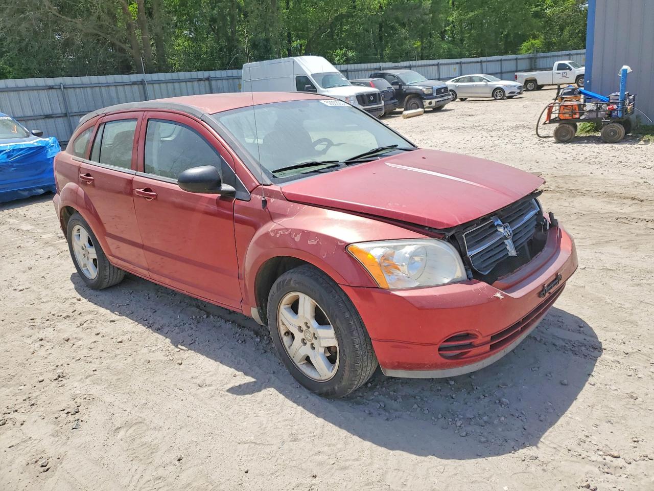 2009 Dodge Caliber Sxt Burgundy vin: 1B3HB48A09D104433