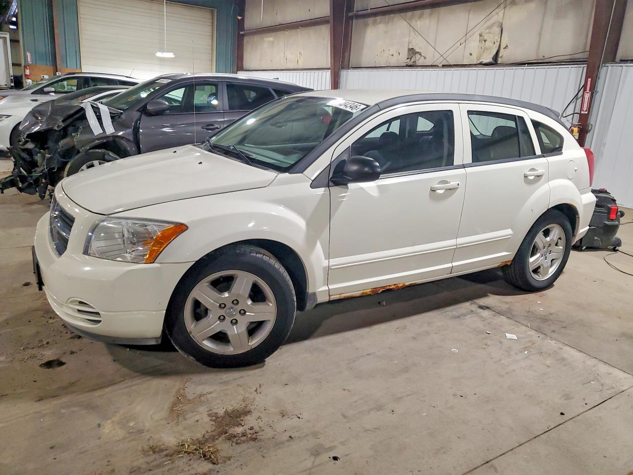 2009 Dodg Caliber White vin: 1B3HB48A09D147850
