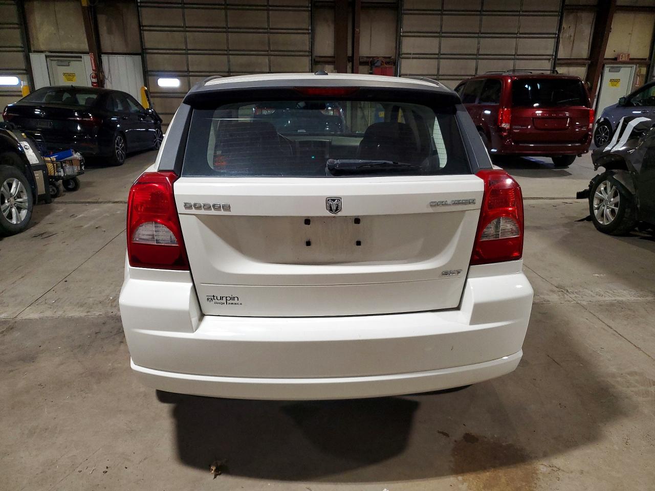 2009 Dodg Caliber White vin: 1B3HB48A09D147850