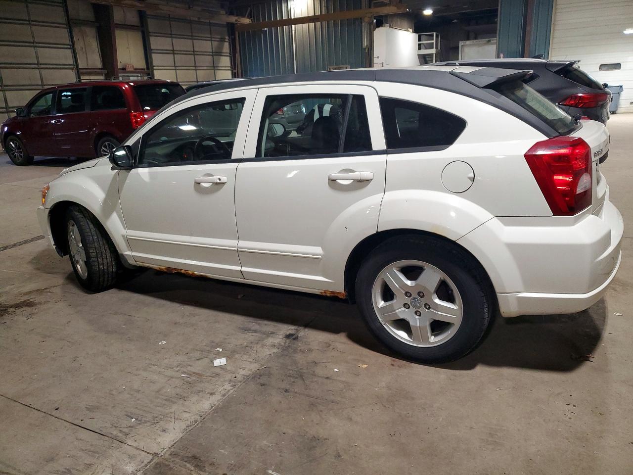2009 Dodg Caliber White vin: 1B3HB48A09D147850