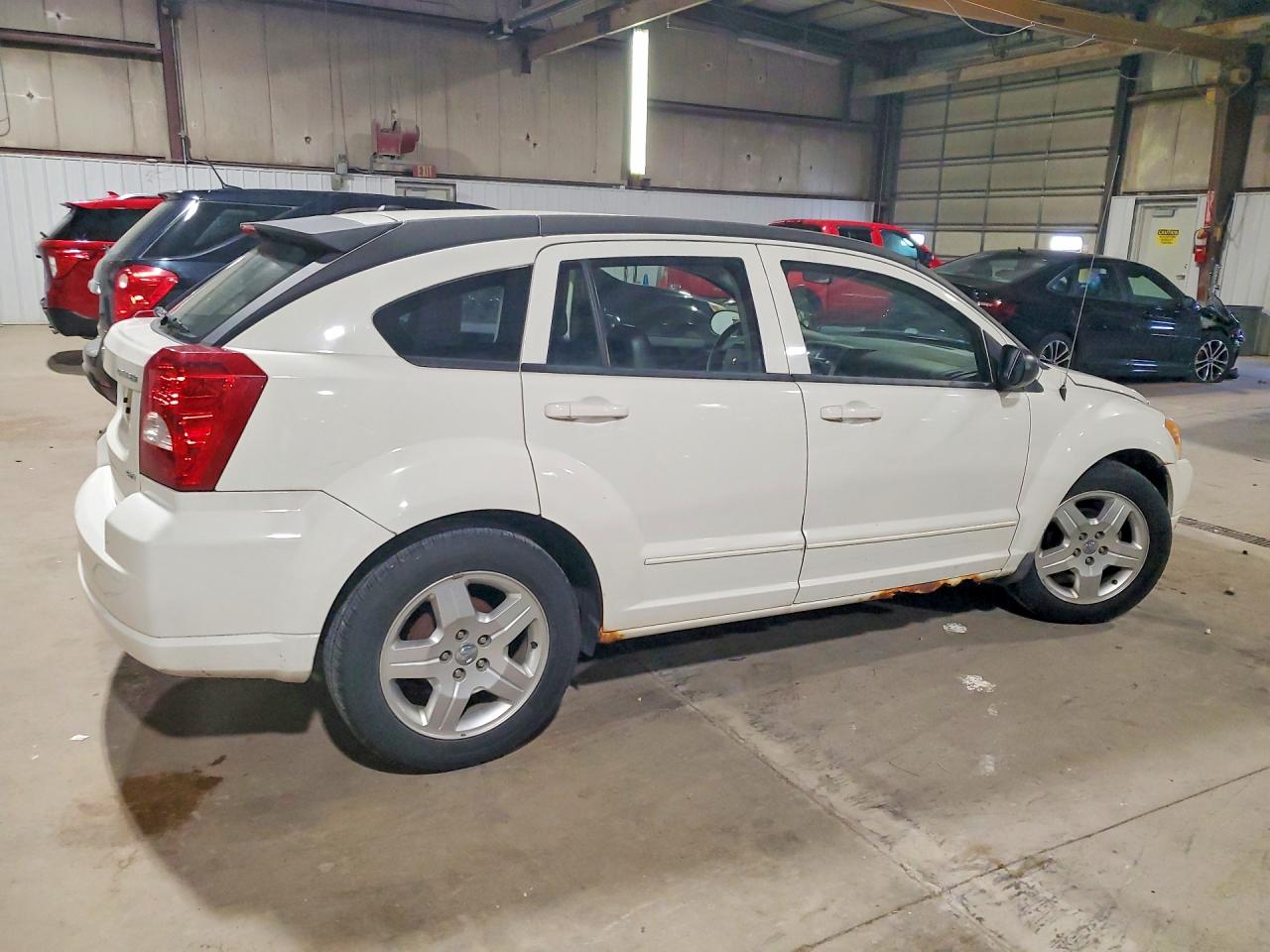 2009 Dodg Caliber White vin: 1B3HB48A09D147850