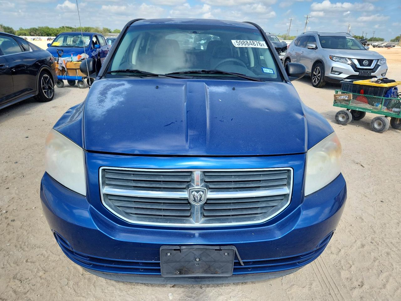 2009 Dodge Caliber Sxt Синий vin: 1B3HB48A09D150604