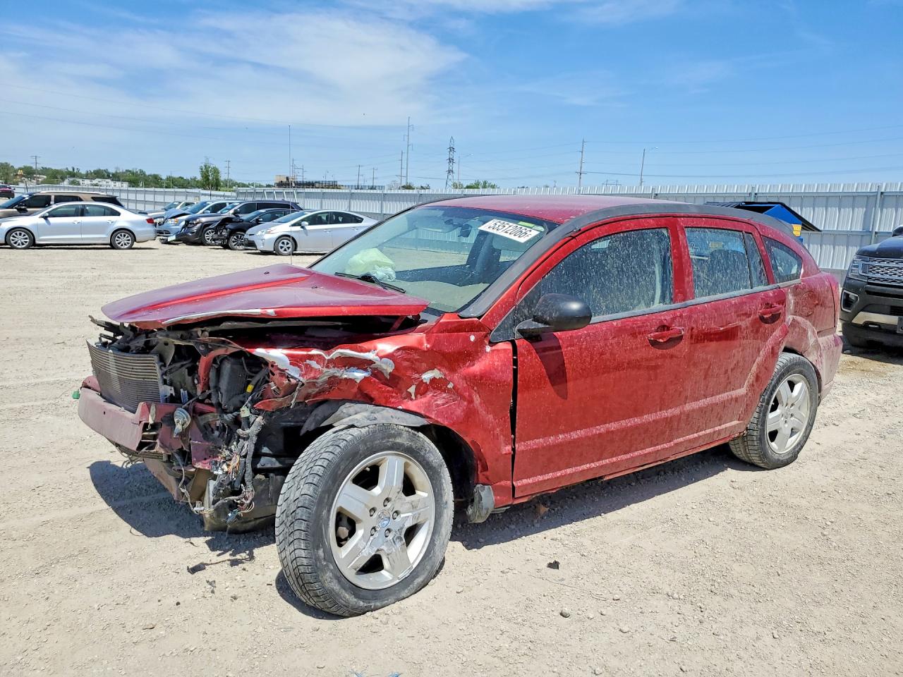 2009 Dodge Caliber Sxt Red vin: 1B3HB48A09D181013