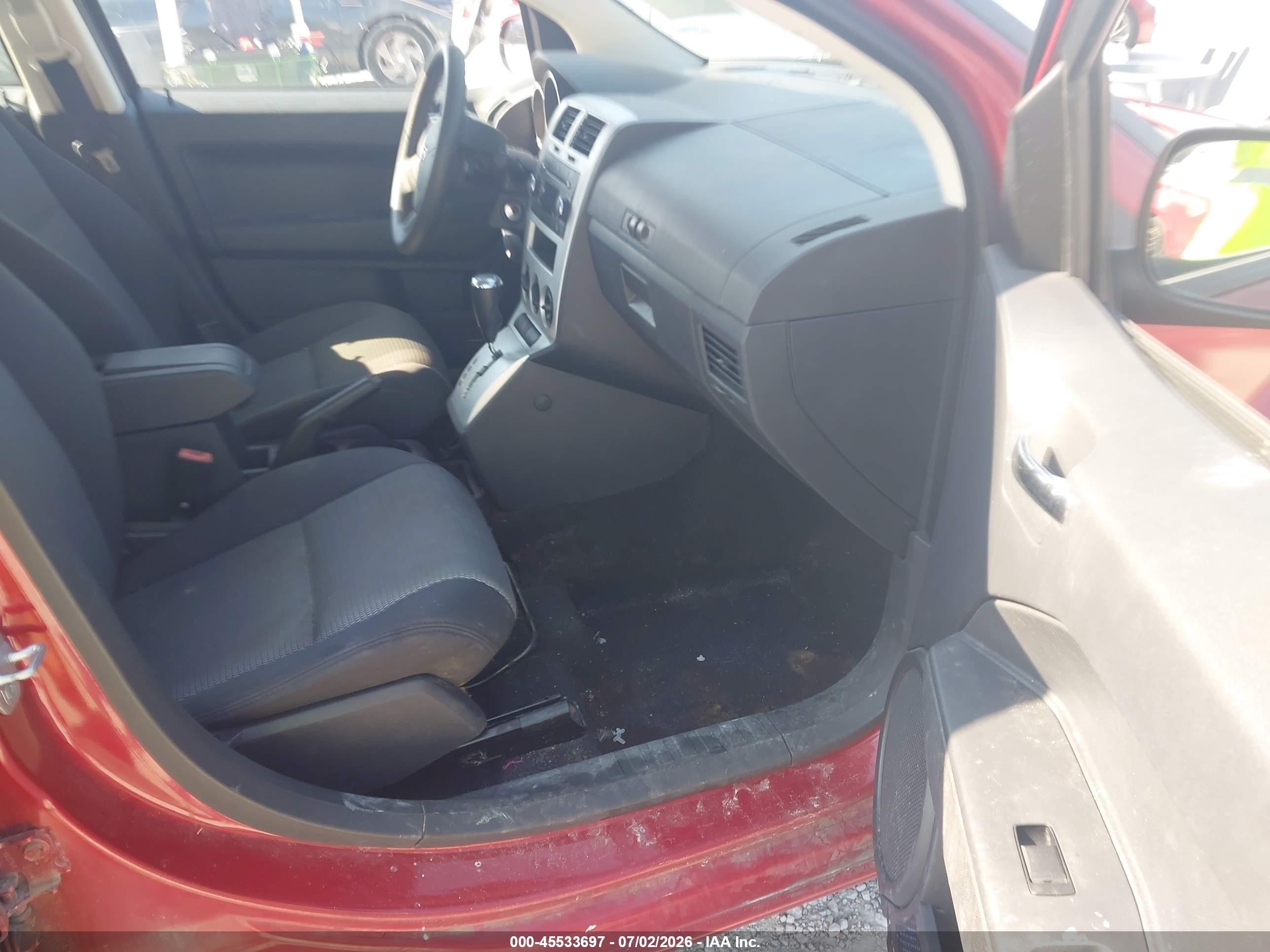 2009 Dodge Caliber Sxt Red vin: 1B3HB48A19D112198