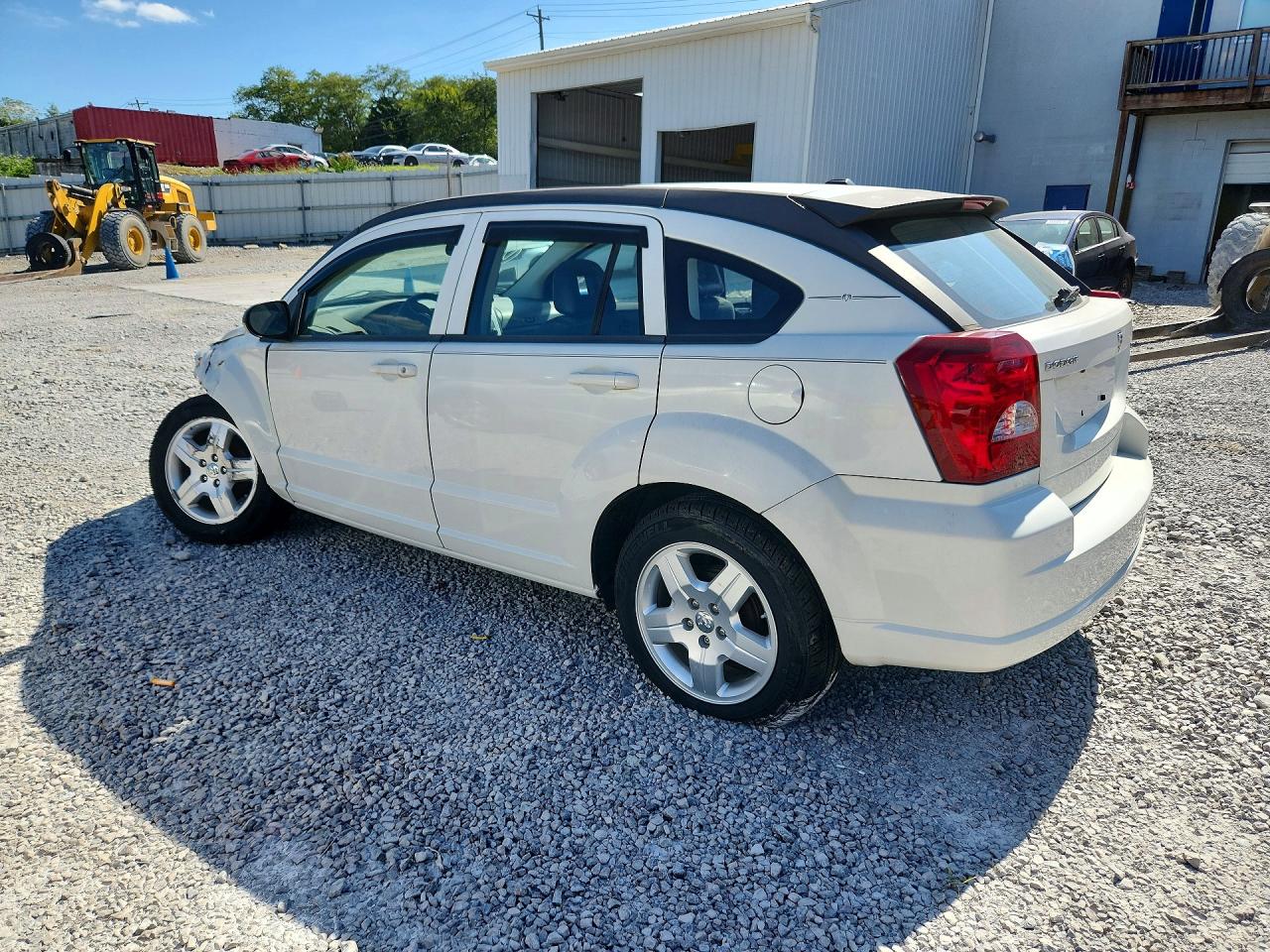 2009 Dodge Caliber Sxt White vin: 1B3HB48A19D150529