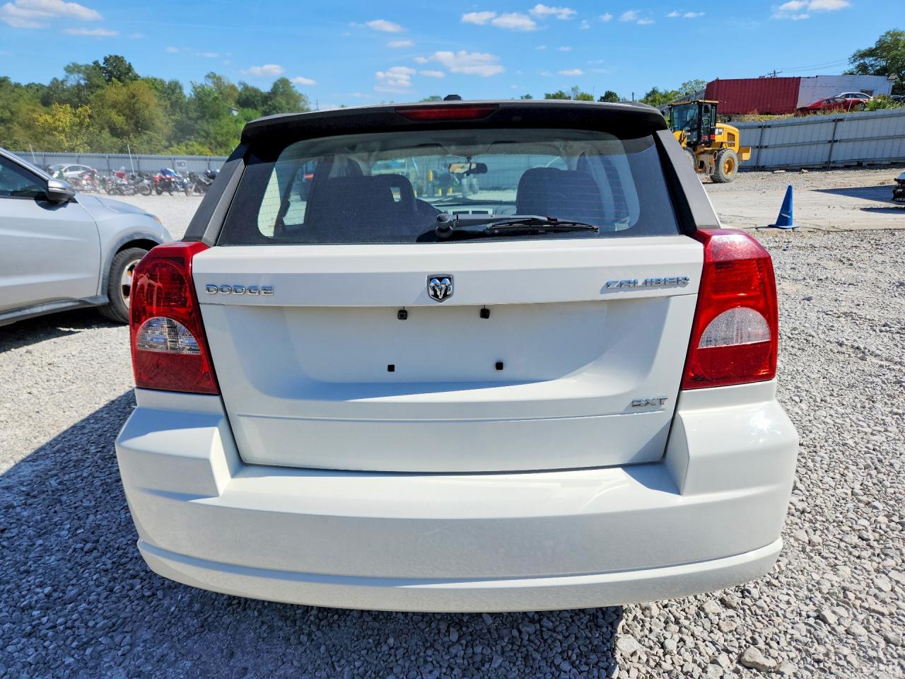 2009 Dodge Caliber Sxt White vin: 1B3HB48A19D150529