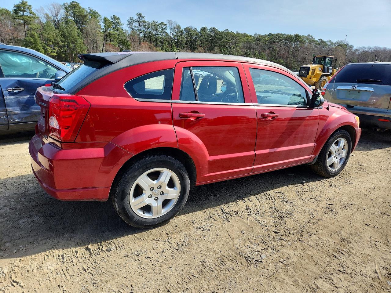 2009 Dodge Caliber Sxt Red vin: 1B3HB48A19D242997