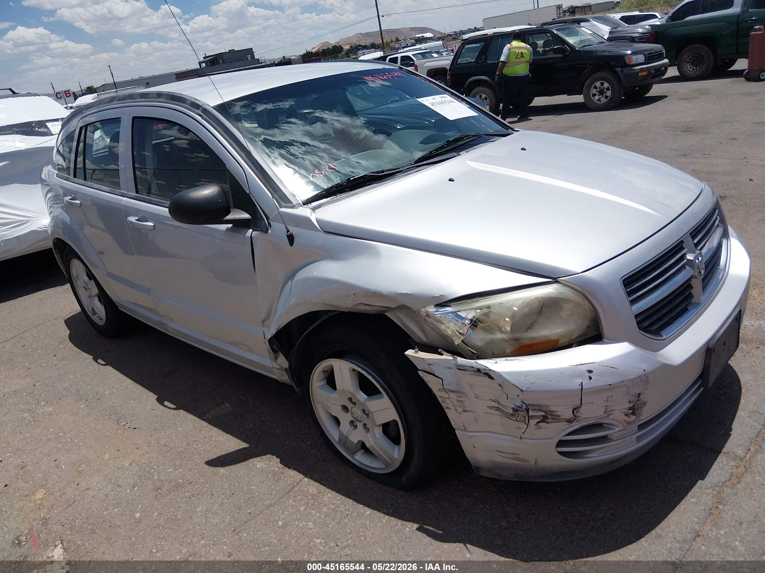 2009 Dodge Caliber Sxt Серебряный vin: 1B3HB48A29D191624