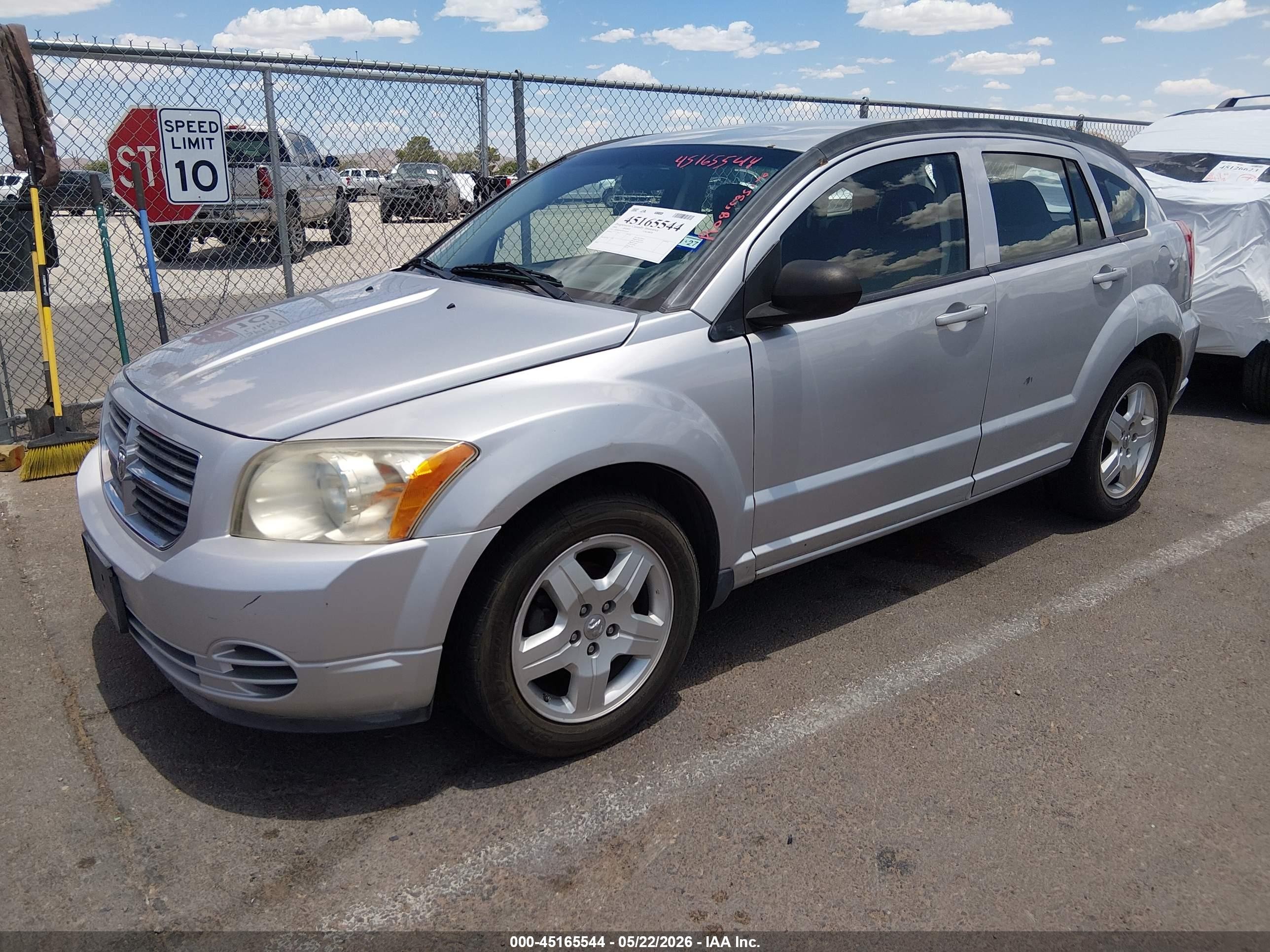 2009 Dodge Caliber Sxt Серебряный vin: 1B3HB48A29D191624