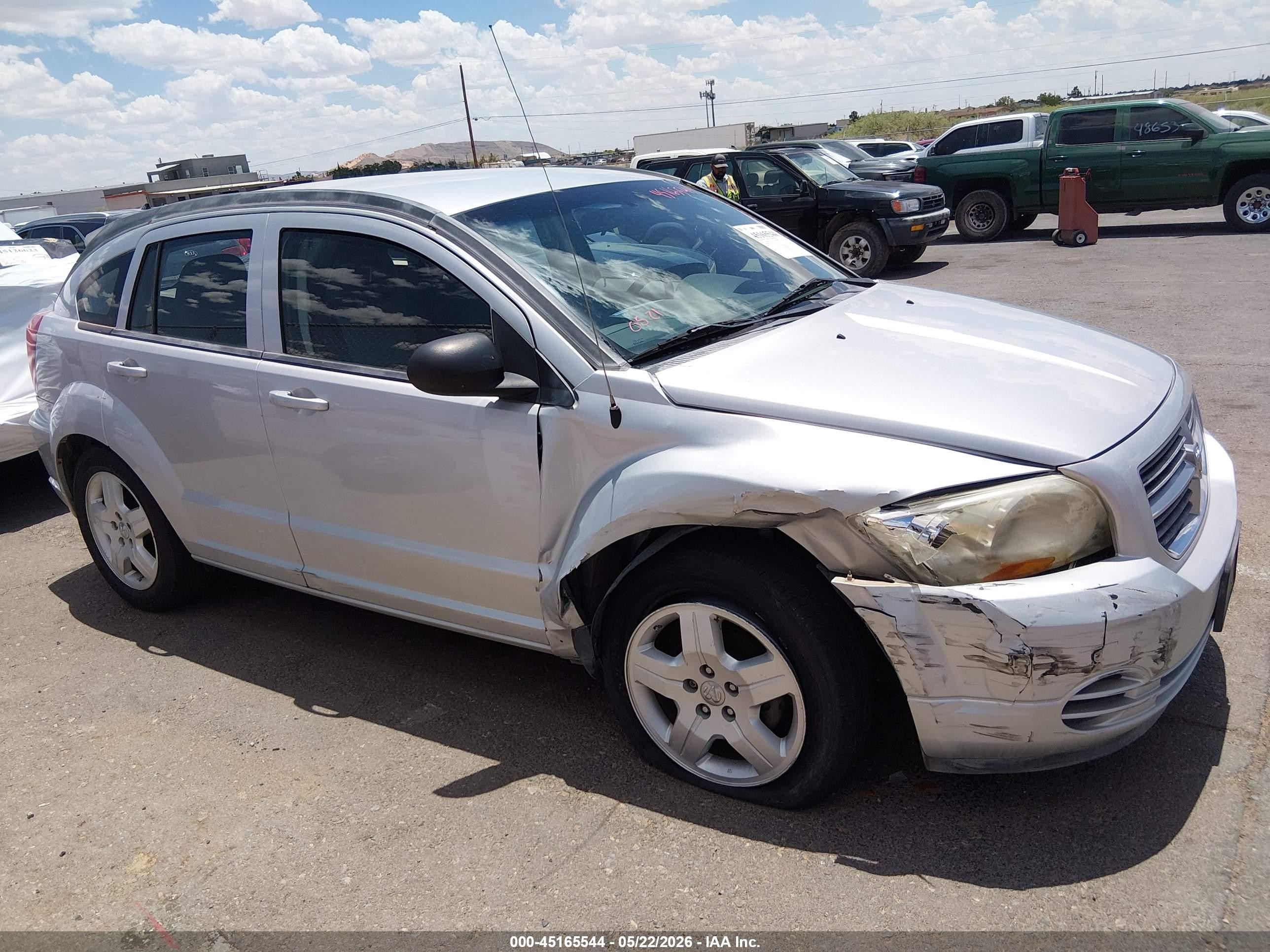 2009 Dodge Caliber Sxt Серебряный vin: 1B3HB48A29D191624