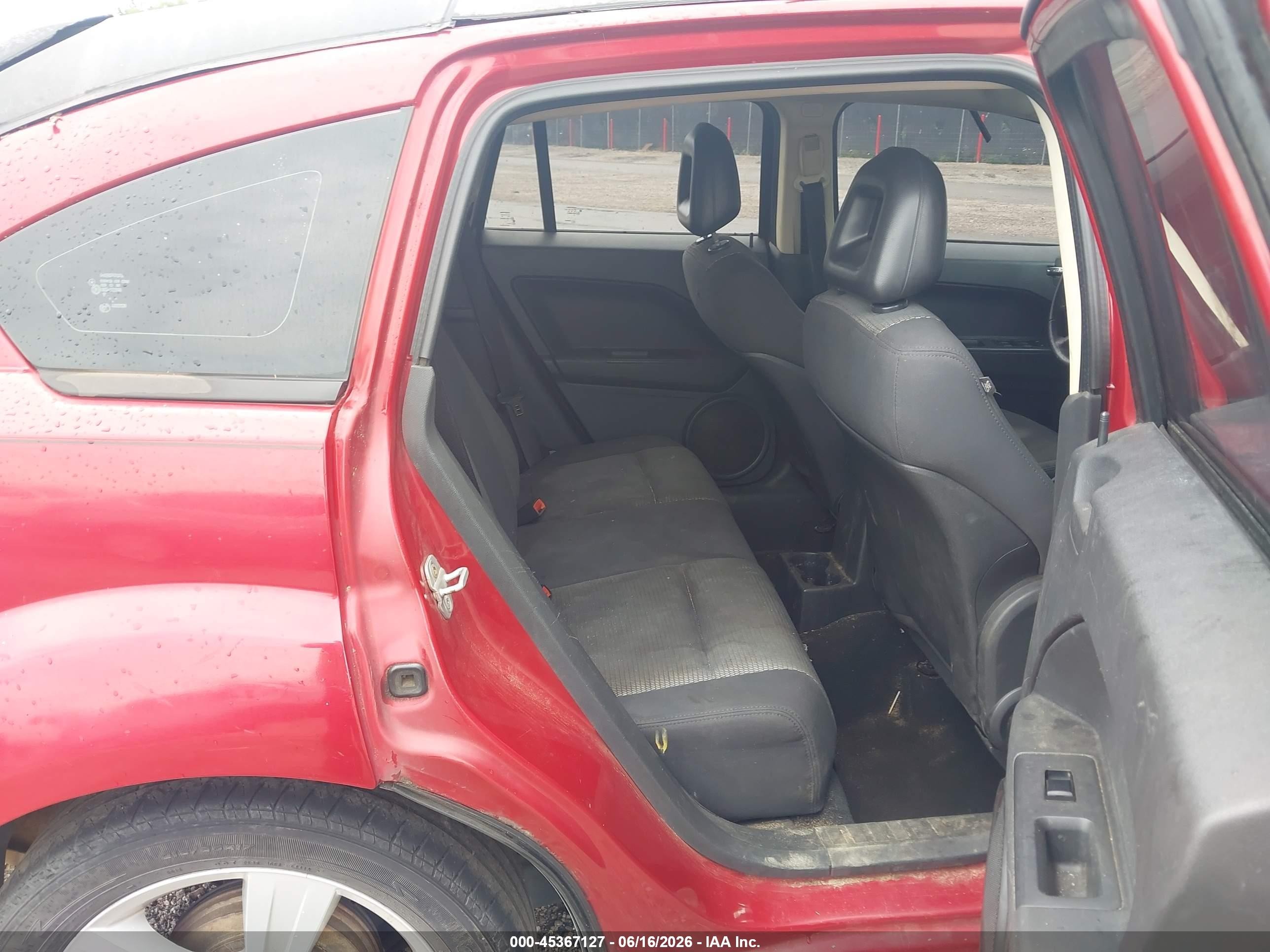2009 Dodge Caliber Sxt Red vin: 1B3HB48A39D104863