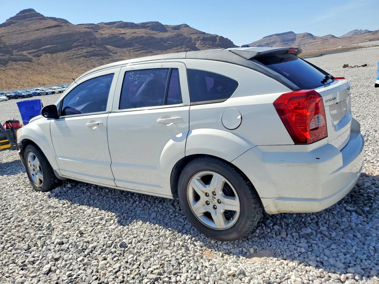 2009 Dodge Caliber Sxt White vin: 1B3HB48A39D180695