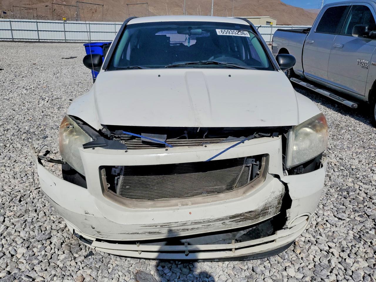 2009 Dodge Caliber Sxt White vin: 1B3HB48A39D180695