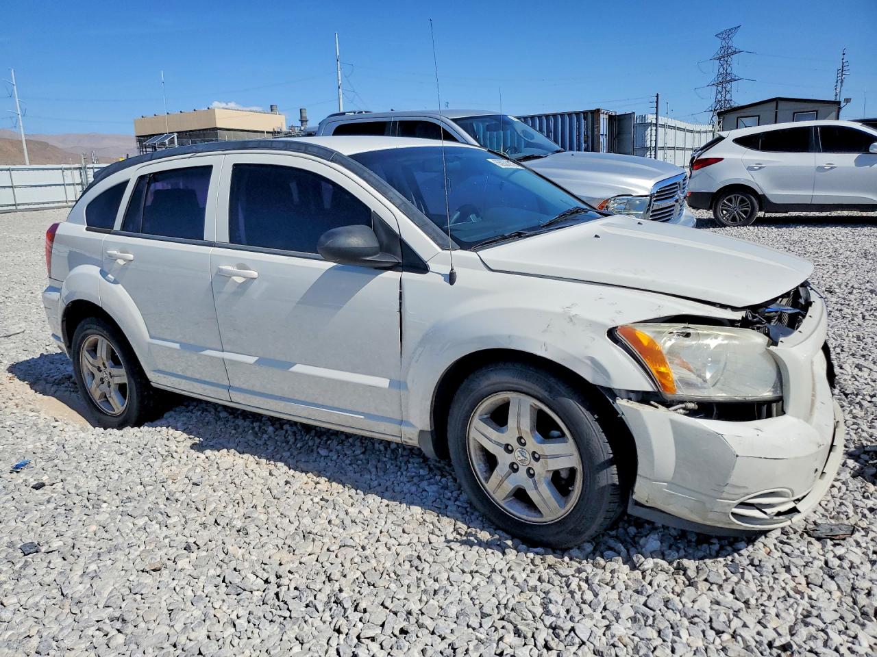 2009 Dodge Caliber Sxt White vin: 1B3HB48A39D180695