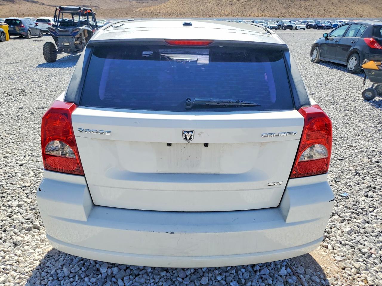 2009 Dodge Caliber Sxt White vin: 1B3HB48A39D180695