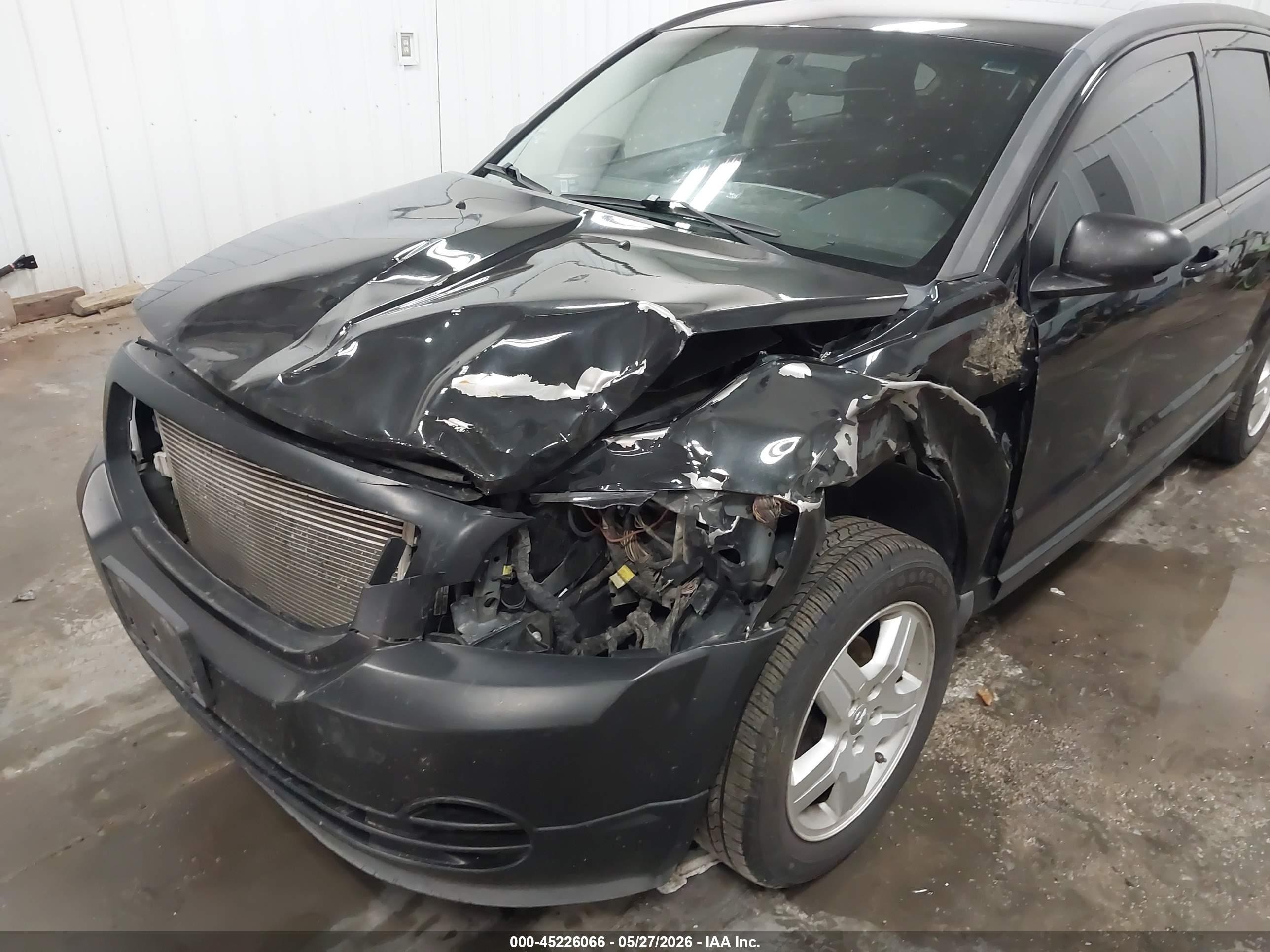2009 Dodge Caliber Sxt Black vin: 1B3HB48A49D100420