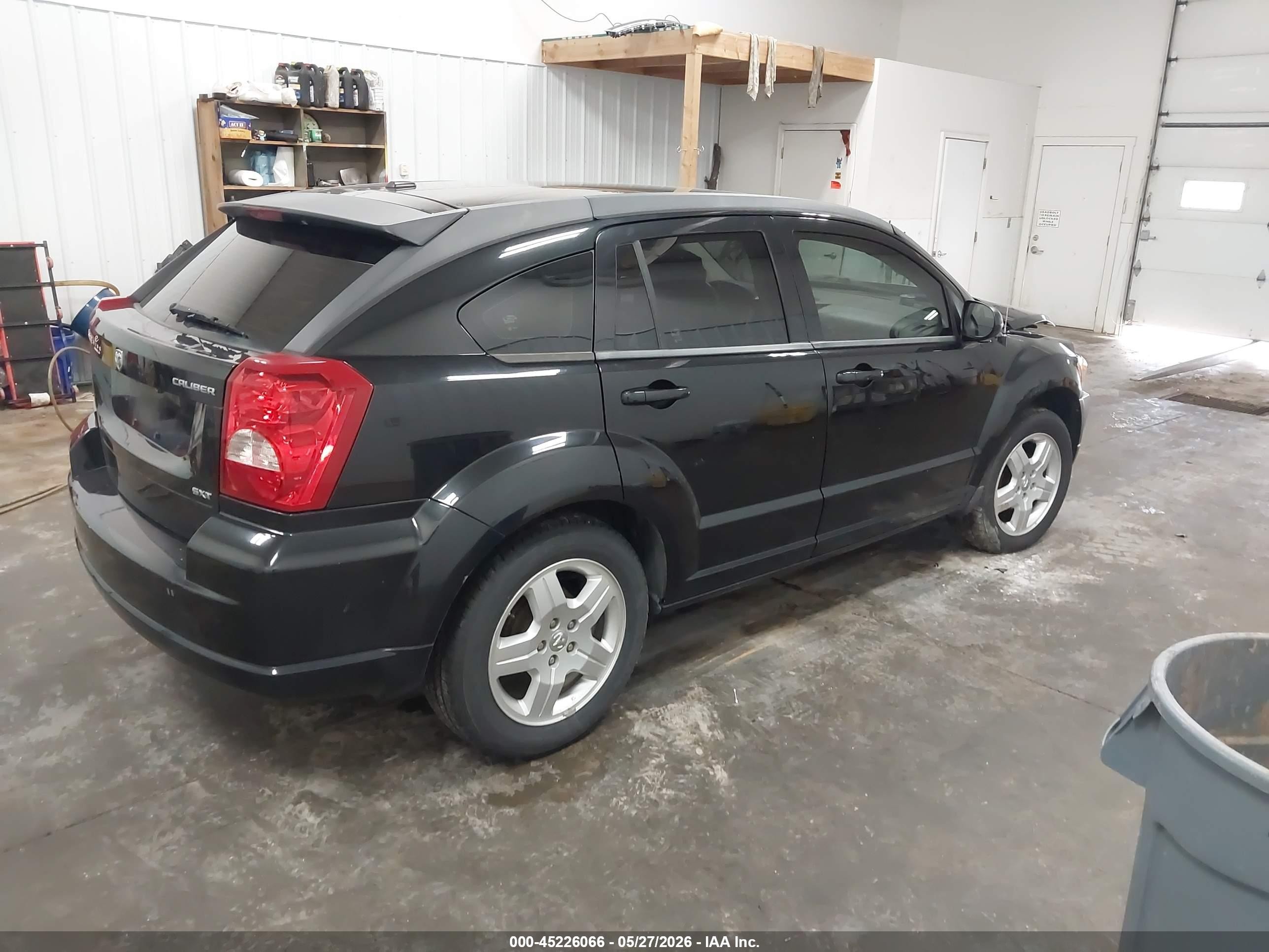2009 Dodge Caliber Sxt Black vin: 1B3HB48A49D100420