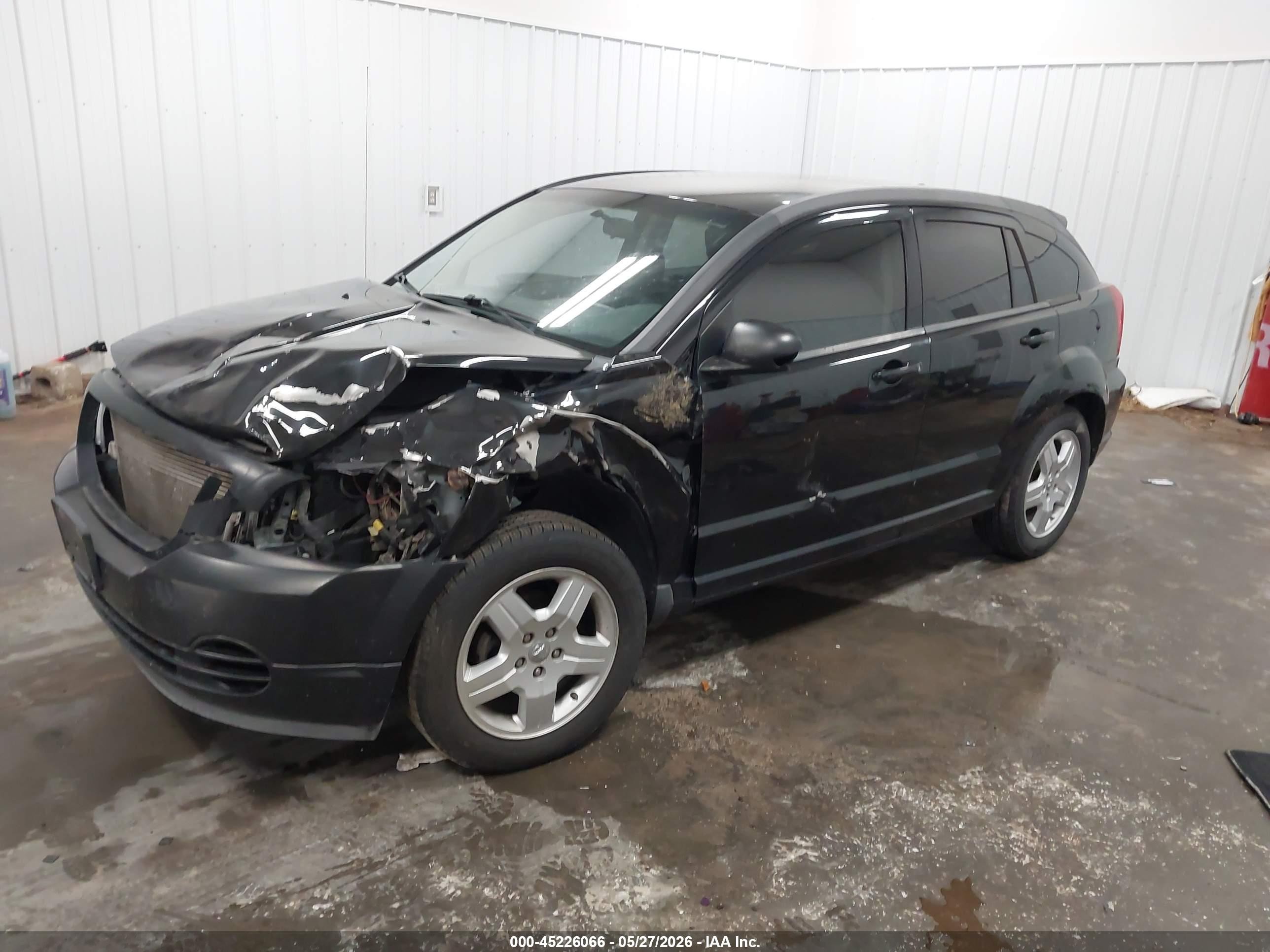2009 Dodge Caliber Sxt Black vin: 1B3HB48A49D100420
