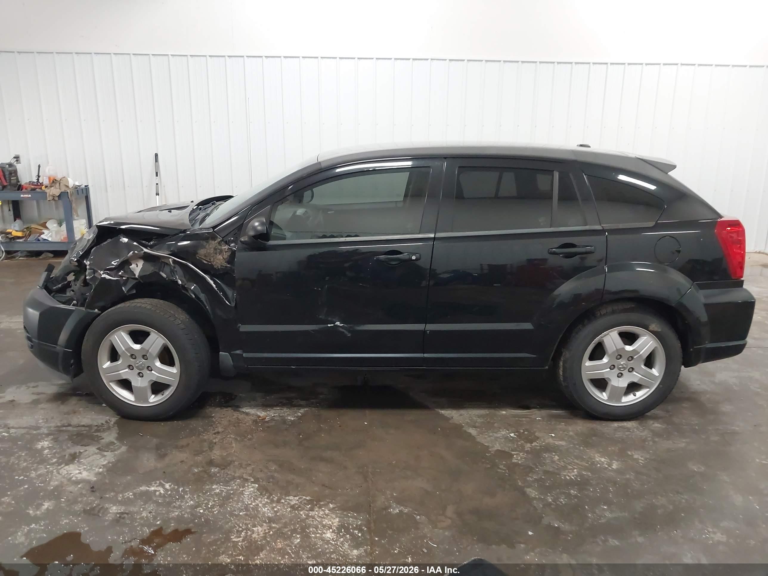 2009 Dodge Caliber Sxt Black vin: 1B3HB48A49D100420