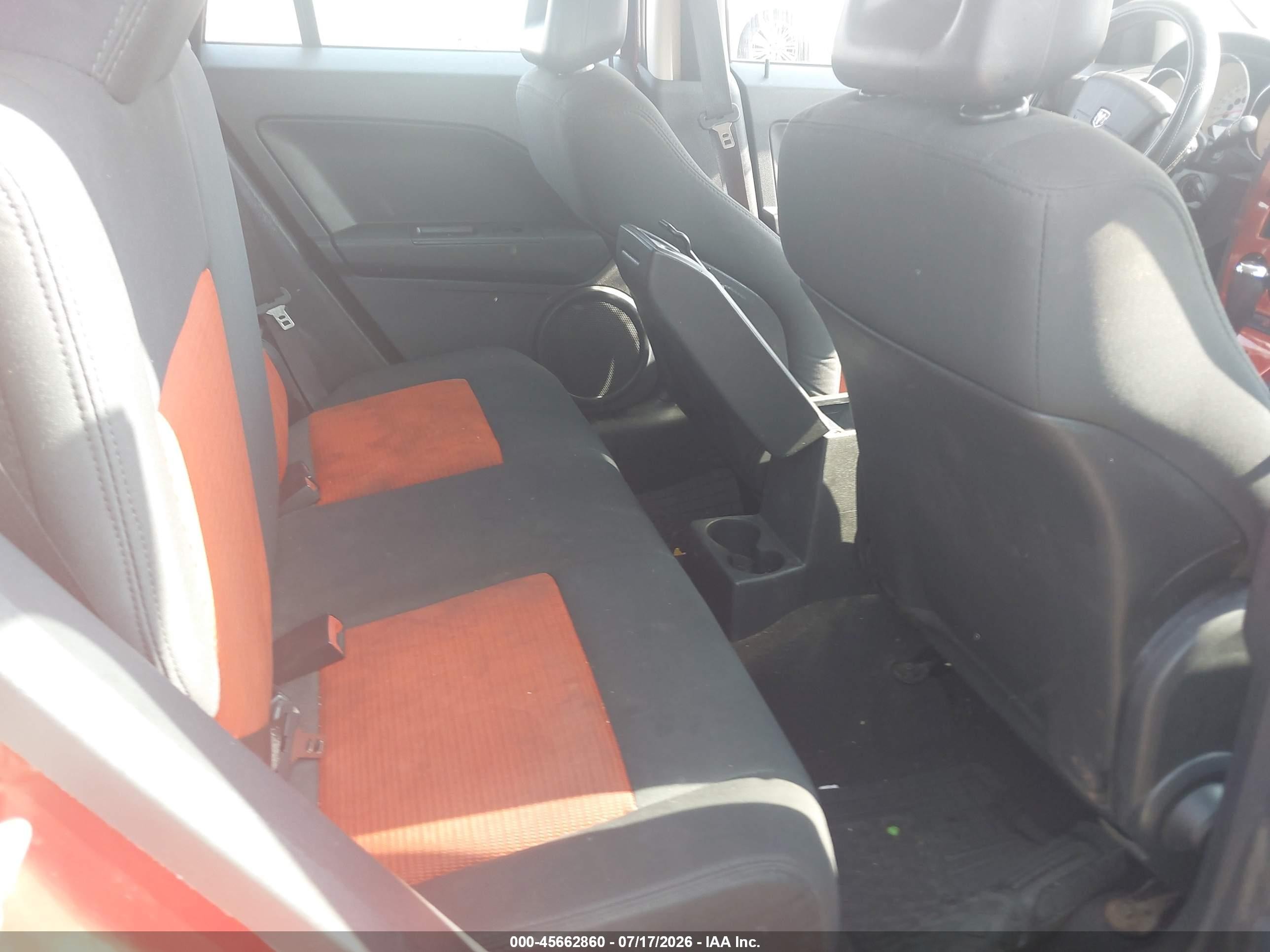 2009 Dodge Caliber Sxt Orange vin: 1B3HB48A49D164554