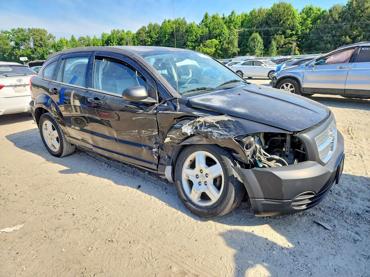 2009 Dodge Caliber Sxt Черный vin: 1B3HB48A59D172467