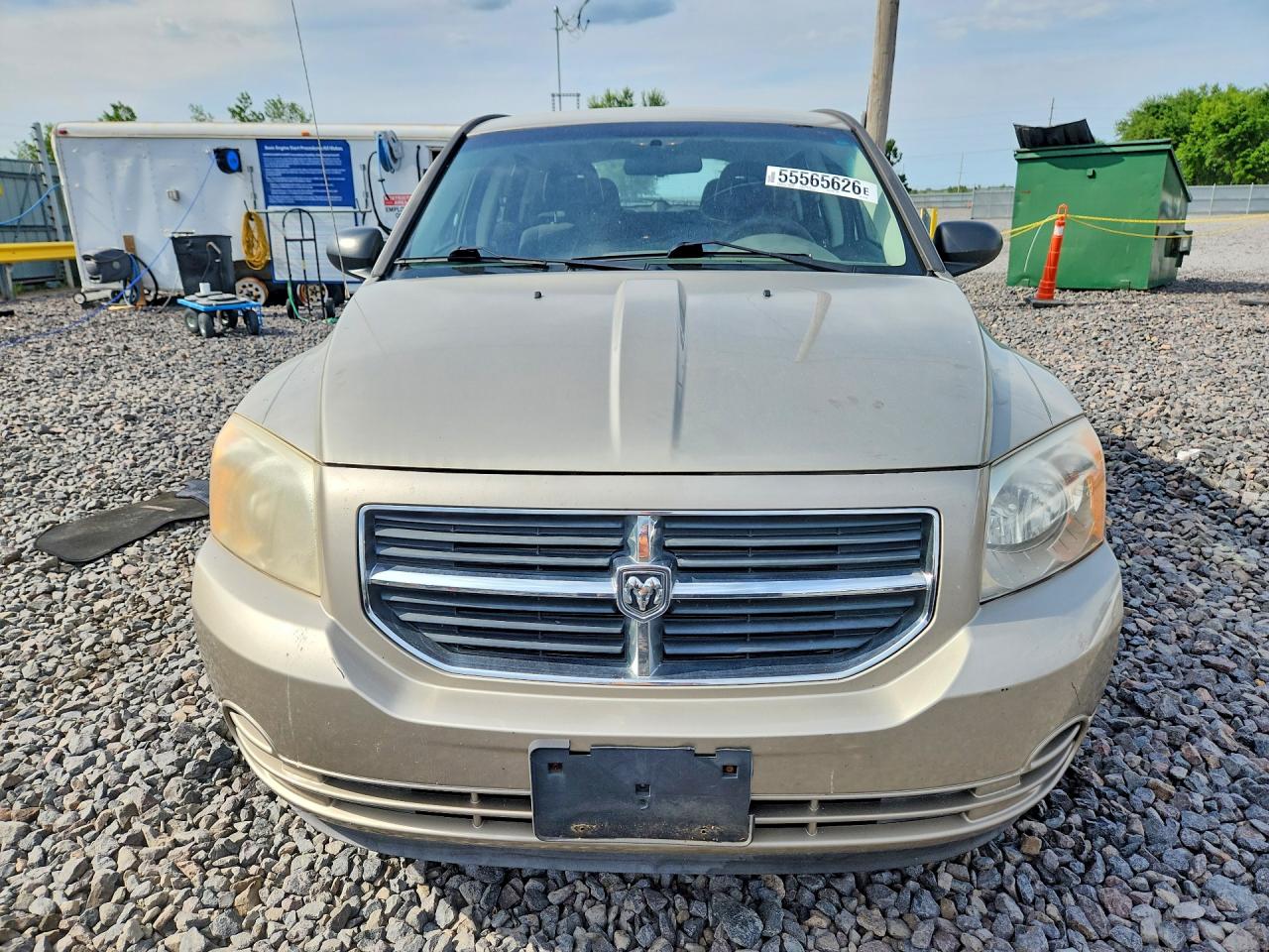 2009 Dodge Caliber Sxt Beige vin: 1B3HB48A59D231730