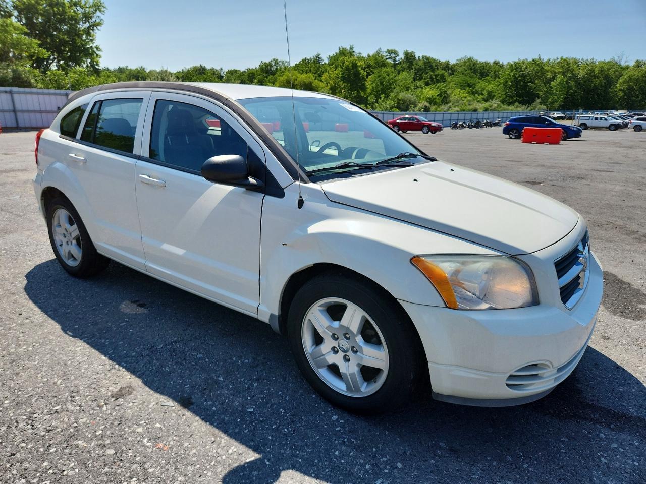 2009 Dodge Caliber Sxt White vin: 1B3HB48A69D103318