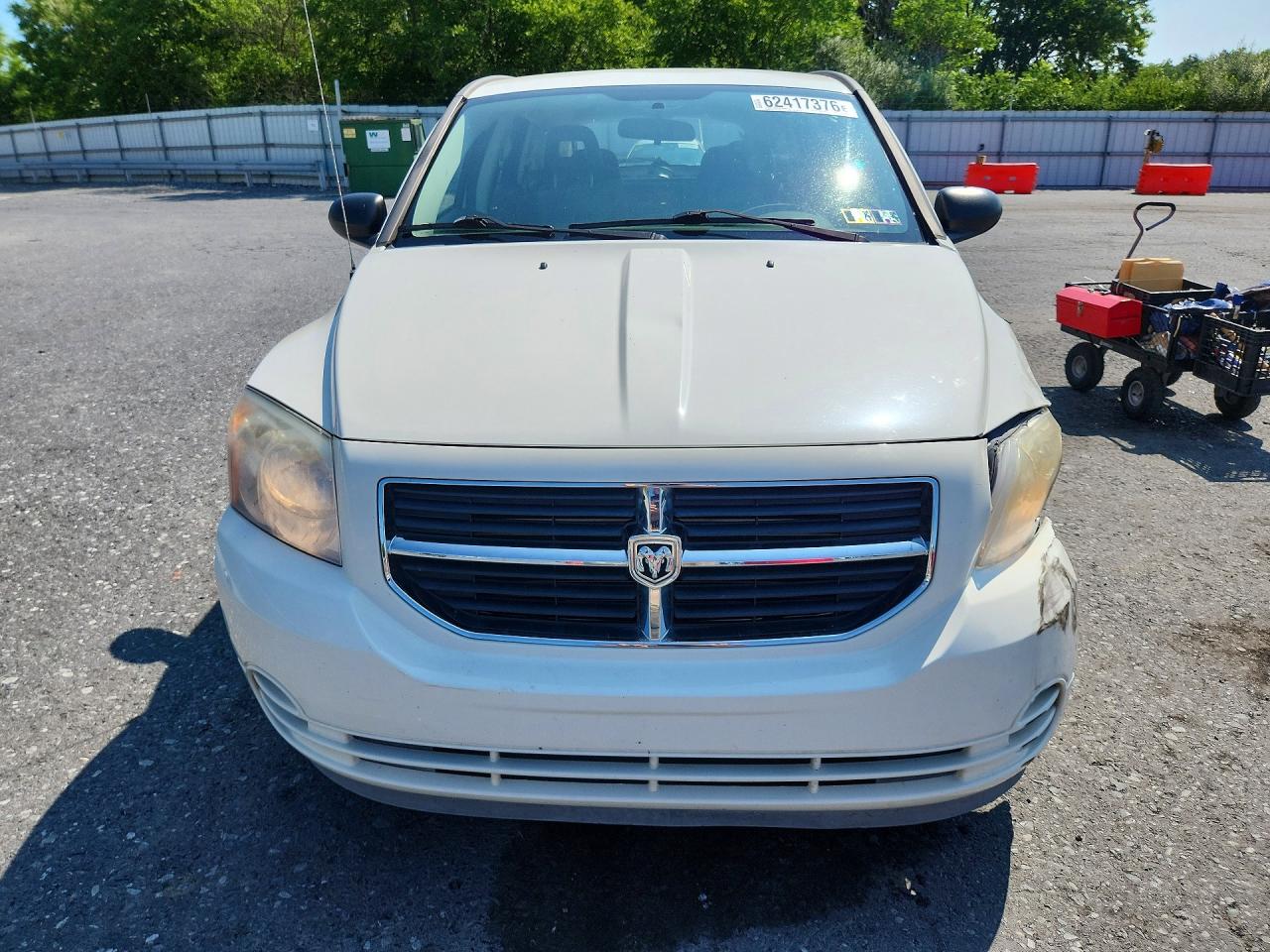 2009 Dodge Caliber Sxt White vin: 1B3HB48A69D103318