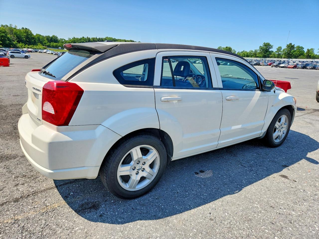 2009 Dodge Caliber Sxt White vin: 1B3HB48A69D103318