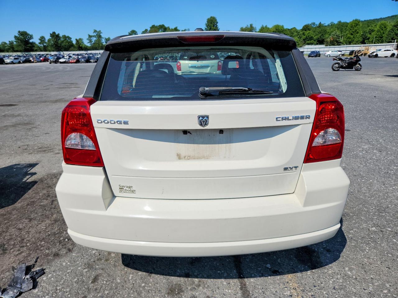 2009 Dodge Caliber Sxt White vin: 1B3HB48A69D103318
