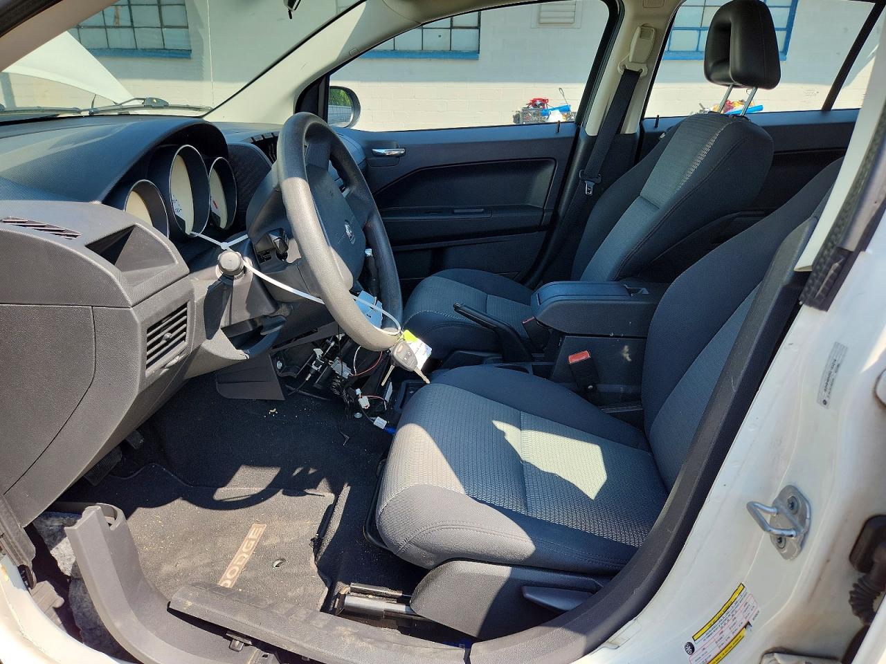 2009 Dodge Caliber Sxt White vin: 1B3HB48A69D103318