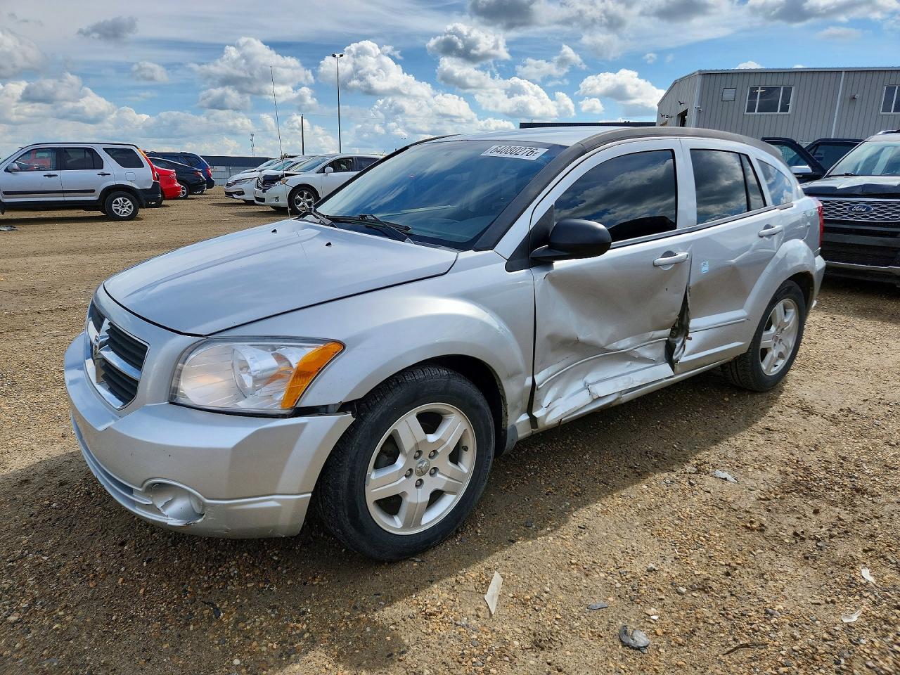 2009 Dodge Caliber Sxt Silver vin: 1B3HB48A69D168217