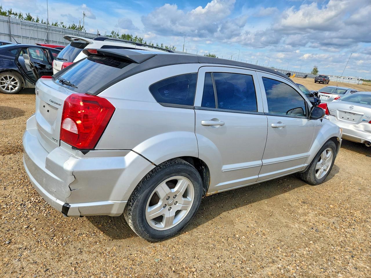 2009 Dodge Caliber Sxt Silver vin: 1B3HB48A69D168217