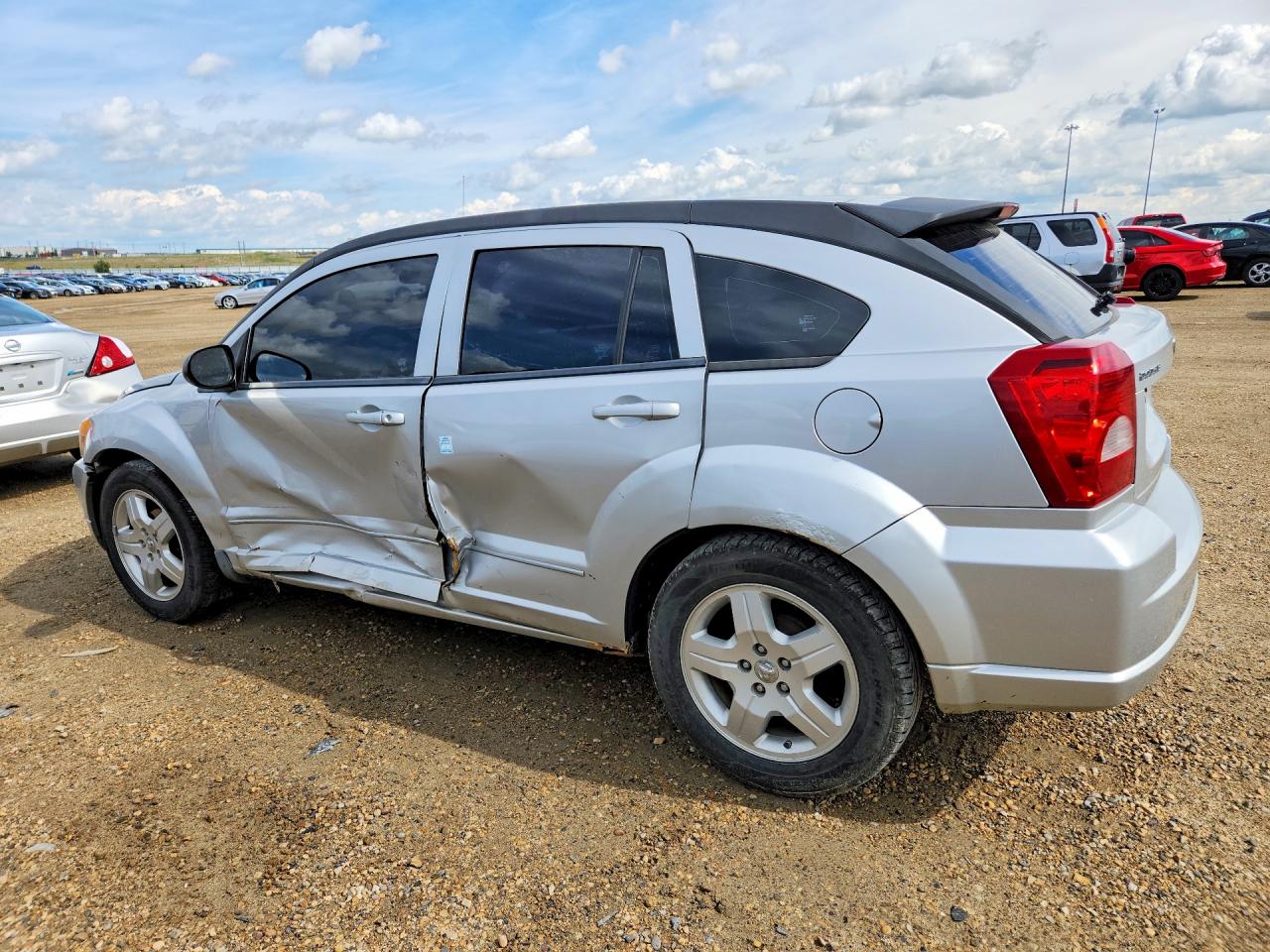 2009 Dodge Caliber Sxt Silver vin: 1B3HB48A69D168217