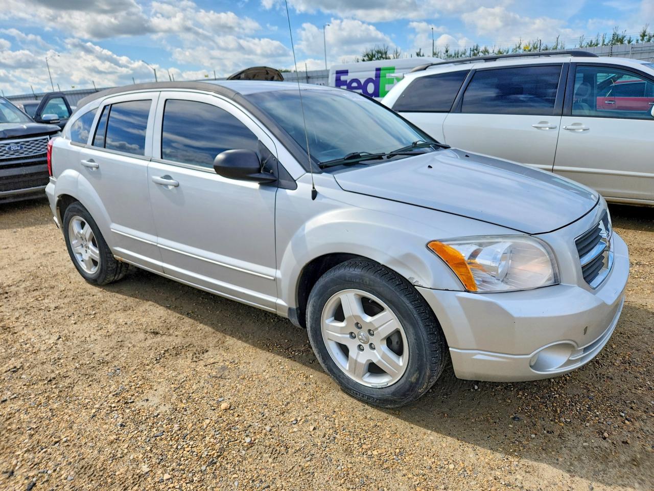 2009 Dodge Caliber Sxt Silver vin: 1B3HB48A69D168217