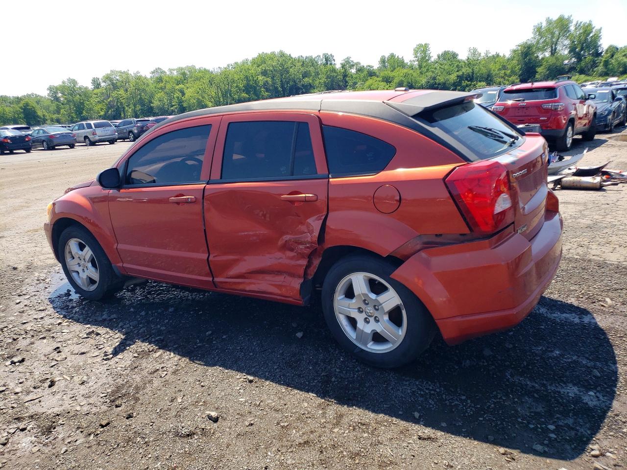 2009 Dodge Caliber Sxt Orange vin: 1B3HB48A69D198057