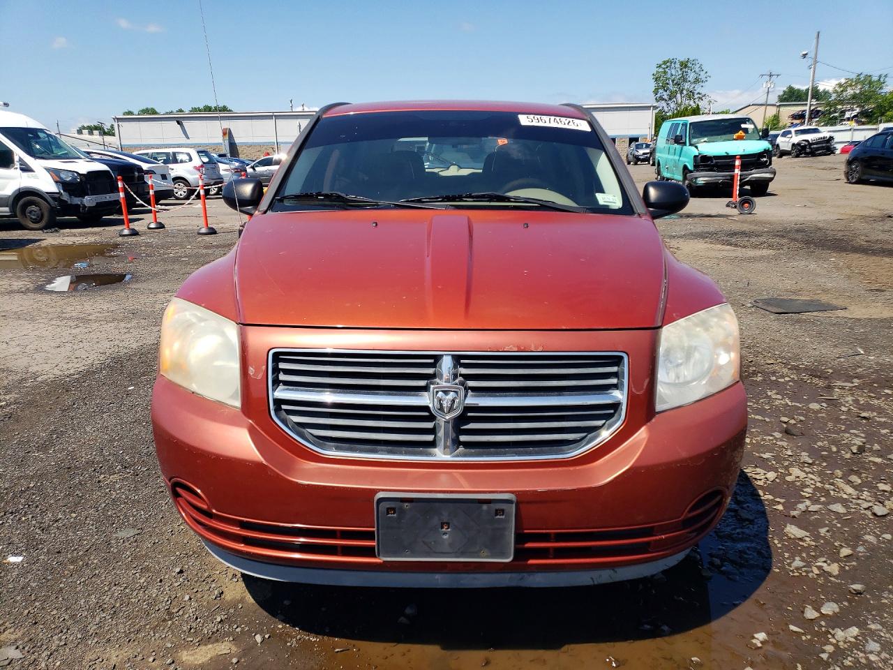 2009 Dodge Caliber Sxt Orange vin: 1B3HB48A69D198057