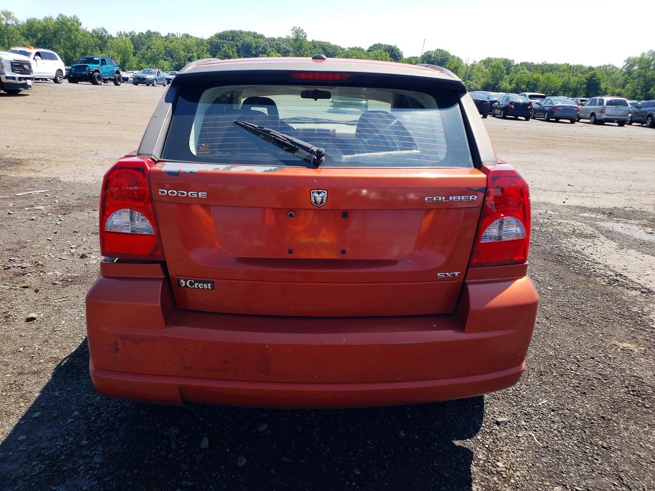 2009 Dodge Caliber Sxt Orange vin: 1B3HB48A69D198057
