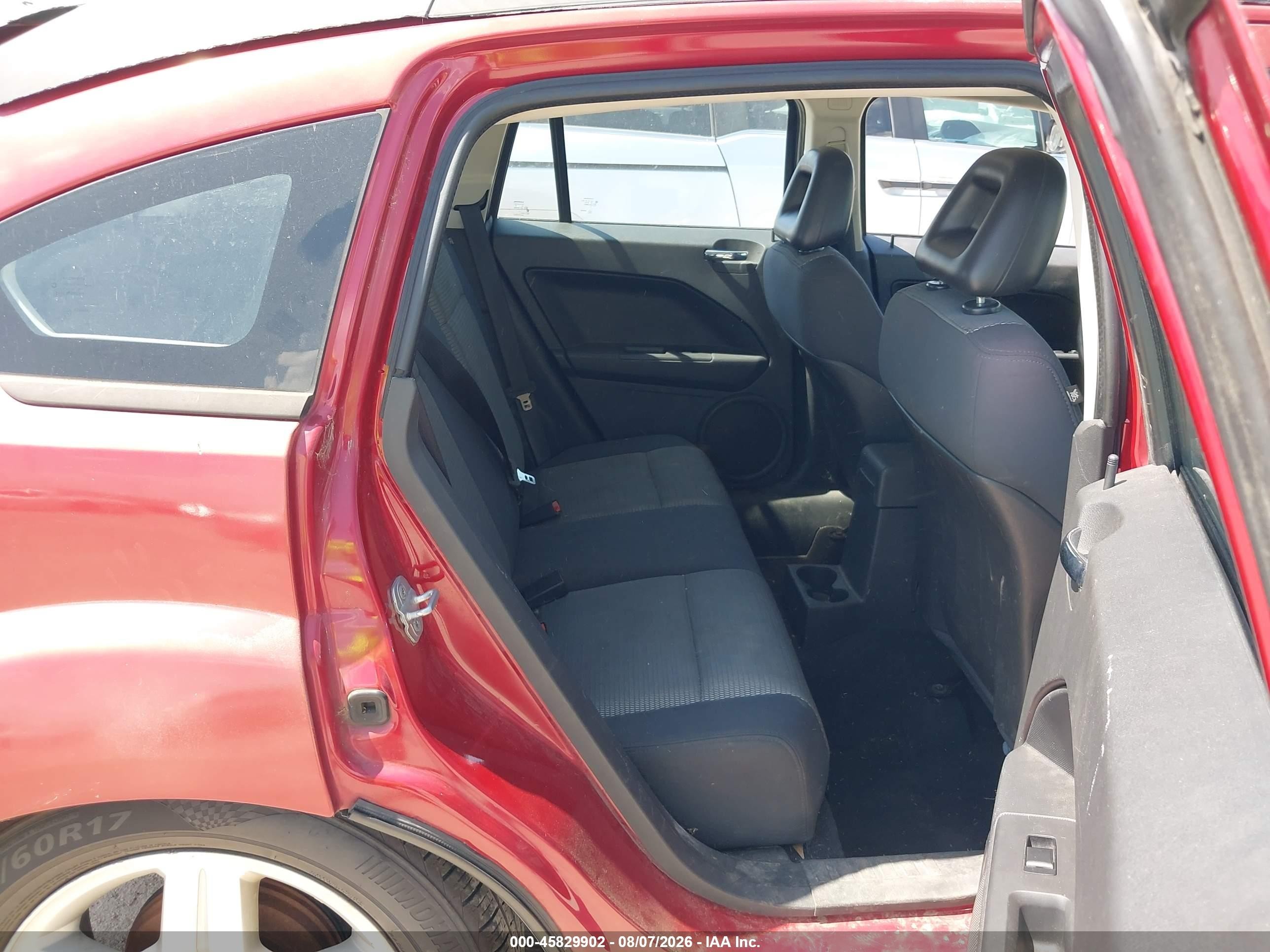 2009 Dodge Caliber Sxt Red vin: 1B3HB48A79D108172