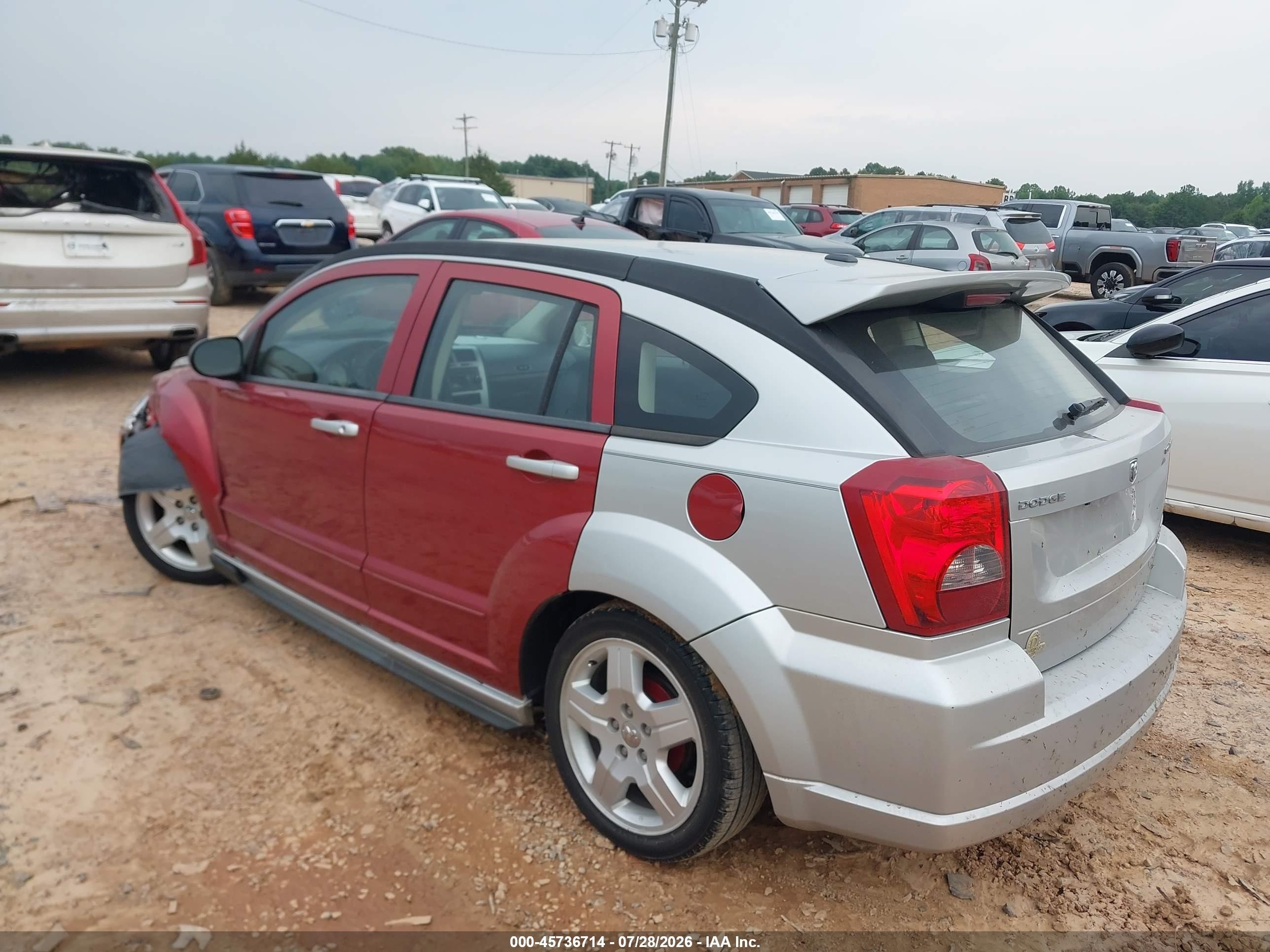 2009 Dodge Caliber Sxt Серебряный vin: 1B3HB48A79D164578