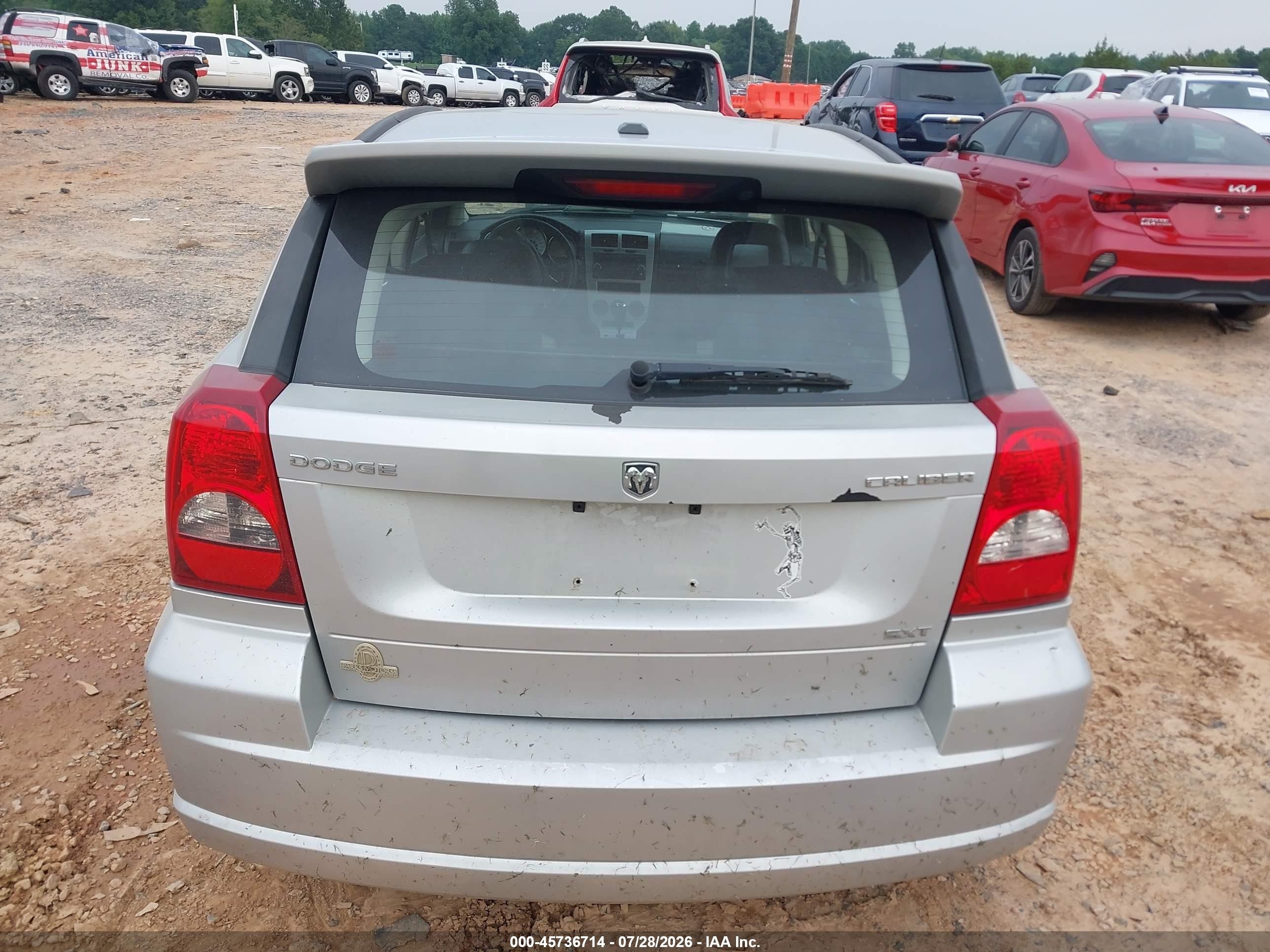 2009 Dodge Caliber Sxt Серебряный vin: 1B3HB48A79D164578