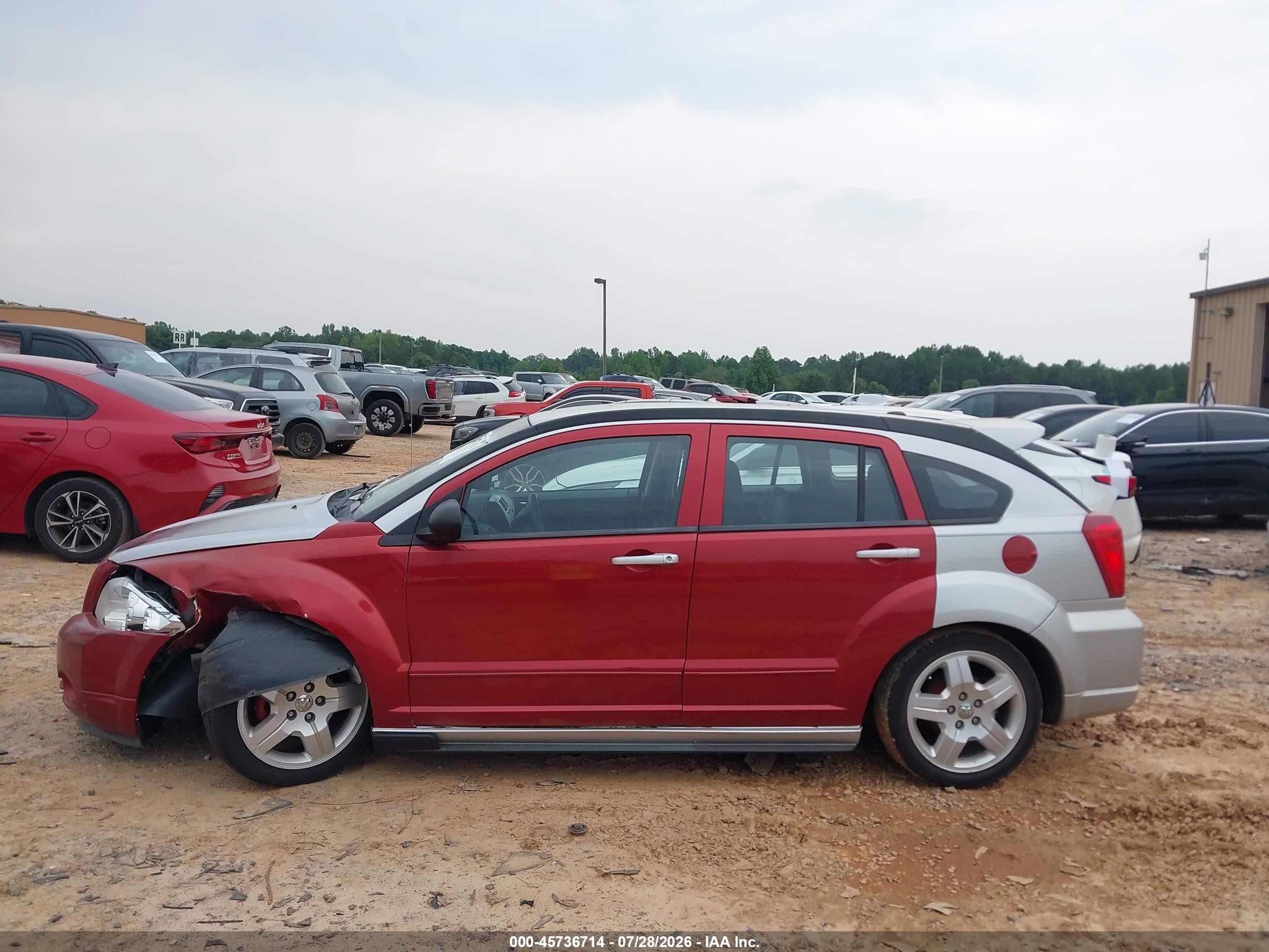 2009 Dodge Caliber Sxt Серебряный vin: 1B3HB48A79D164578
