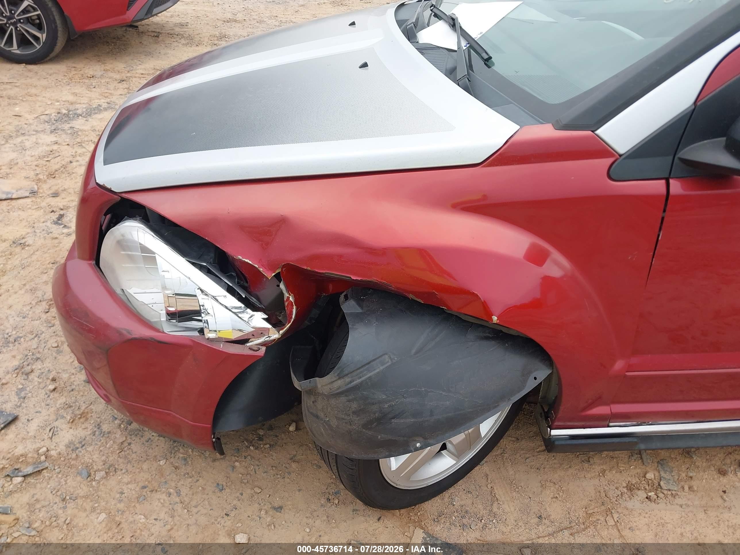 2009 Dodge Caliber Sxt Серебряный vin: 1B3HB48A79D164578