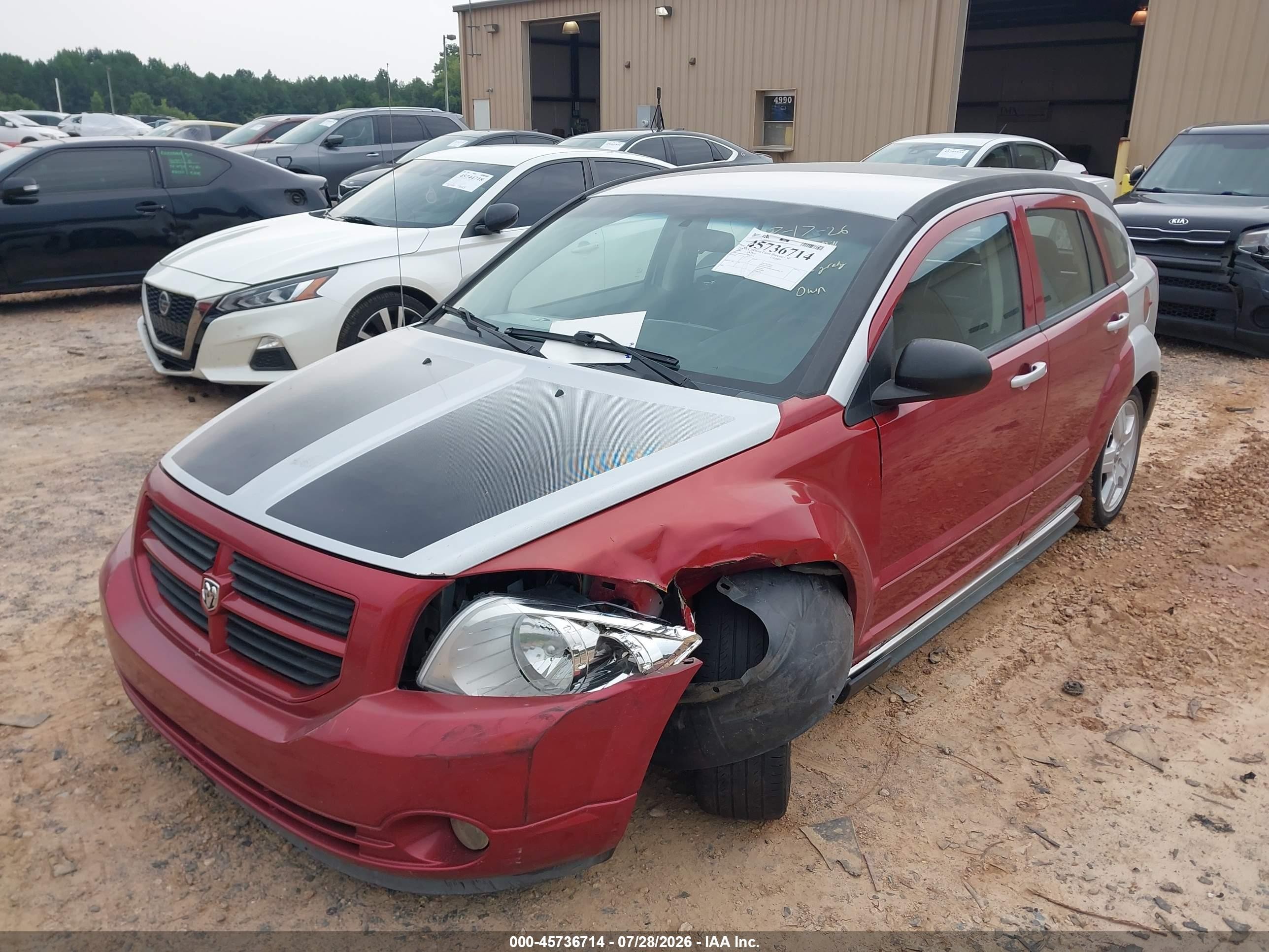 2009 Dodge Caliber Sxt Серебряный vin: 1B3HB48A79D164578